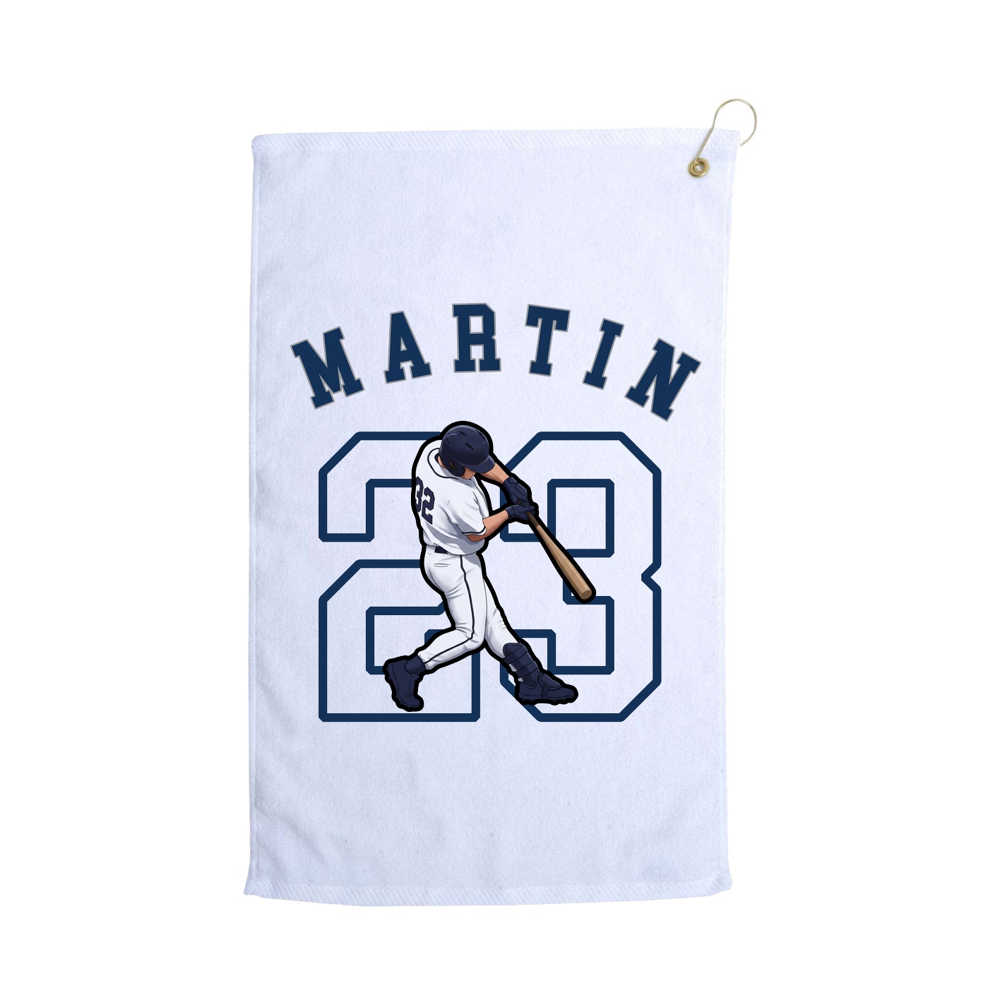 Golf Towel — Shirsey Arch in White
