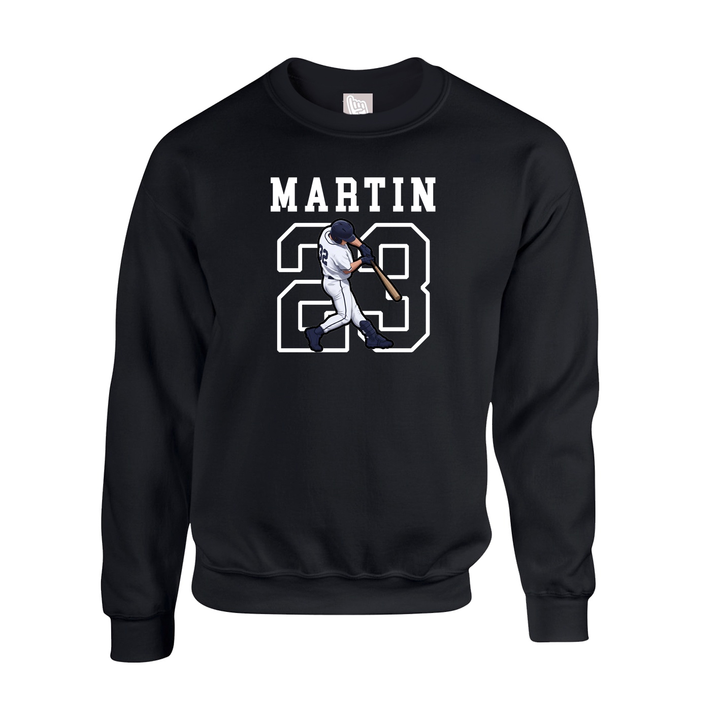 Fleece Crew — Shirsey in Black