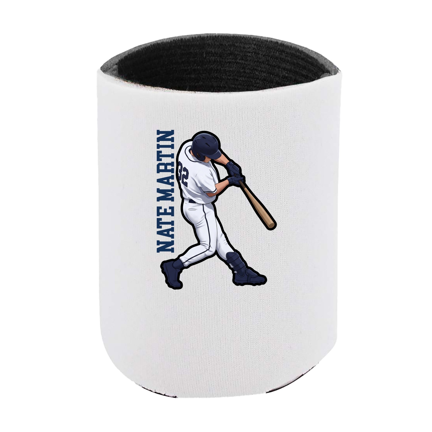 Can Holder — Name Vertical in White