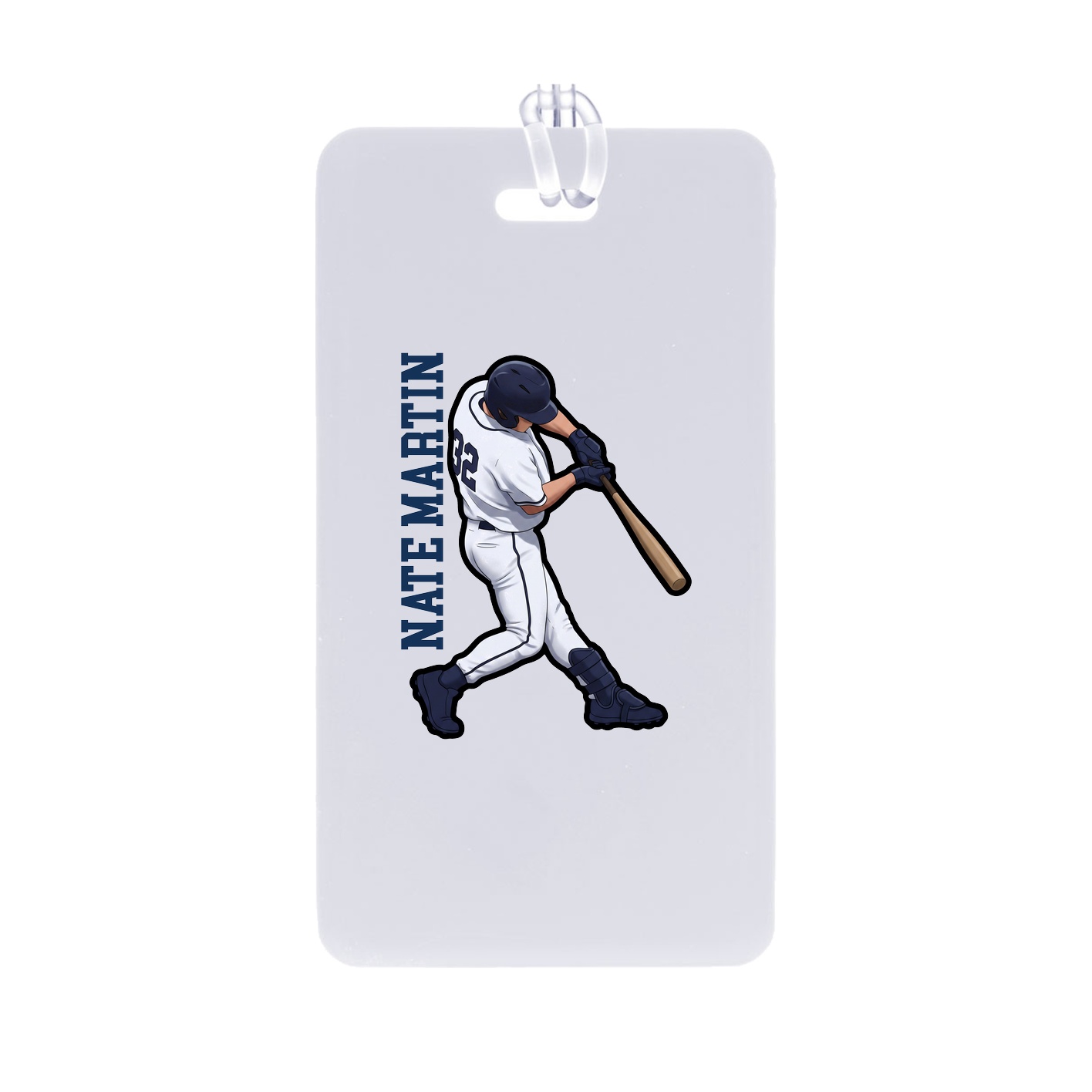 Bag Tag — Name Vertical in Classic