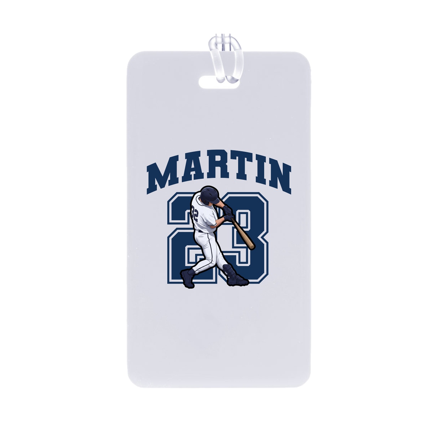 Bag Tag — Number in Classic