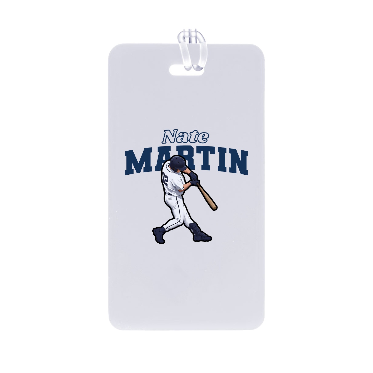 Bag Tag — Name Arch in Classic