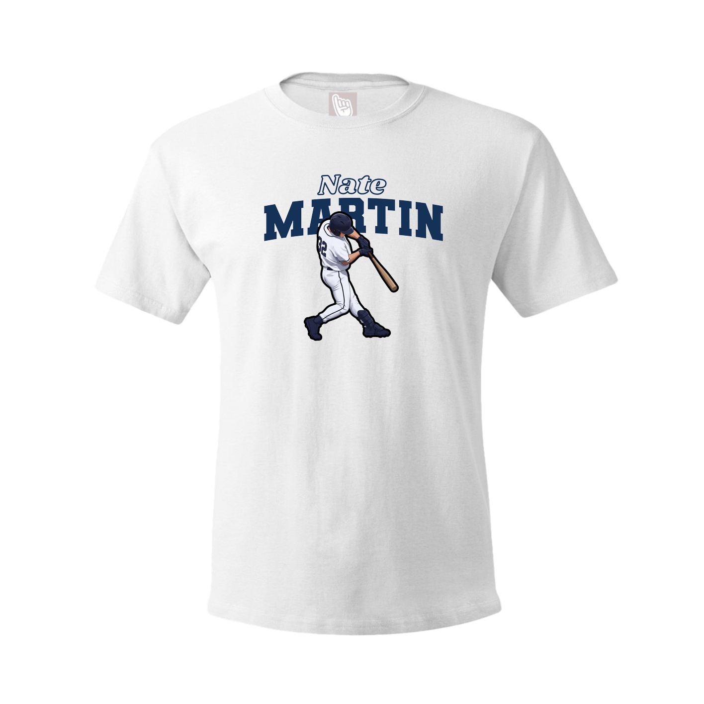 Tee — Name Arch in White