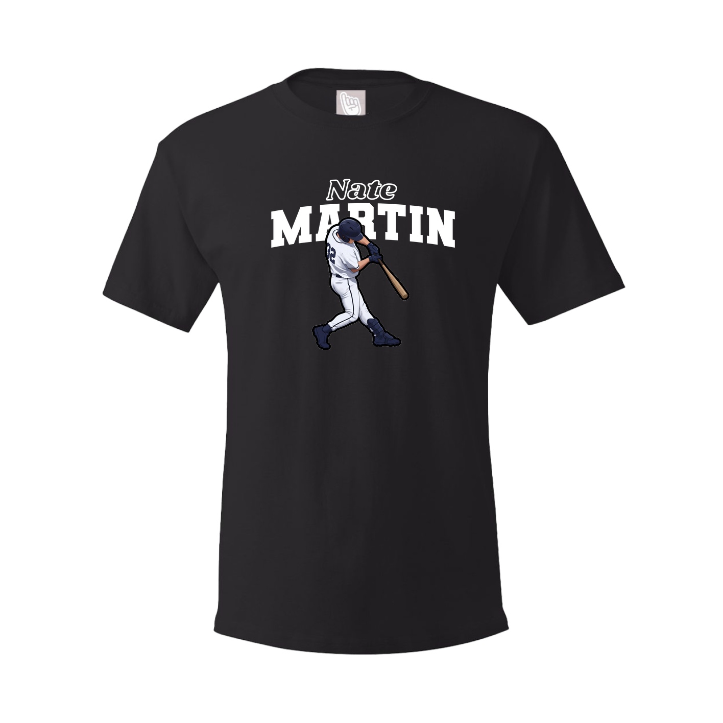 Youth Tee — Name Arch in Black