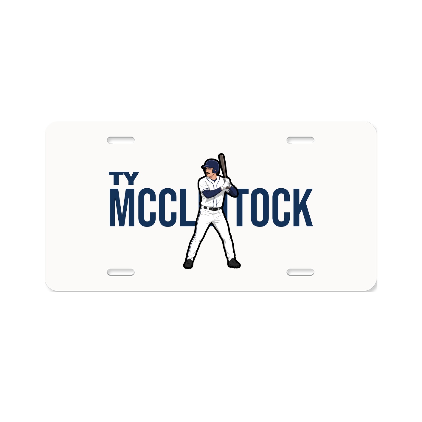 License Plate — Player Name in Classic