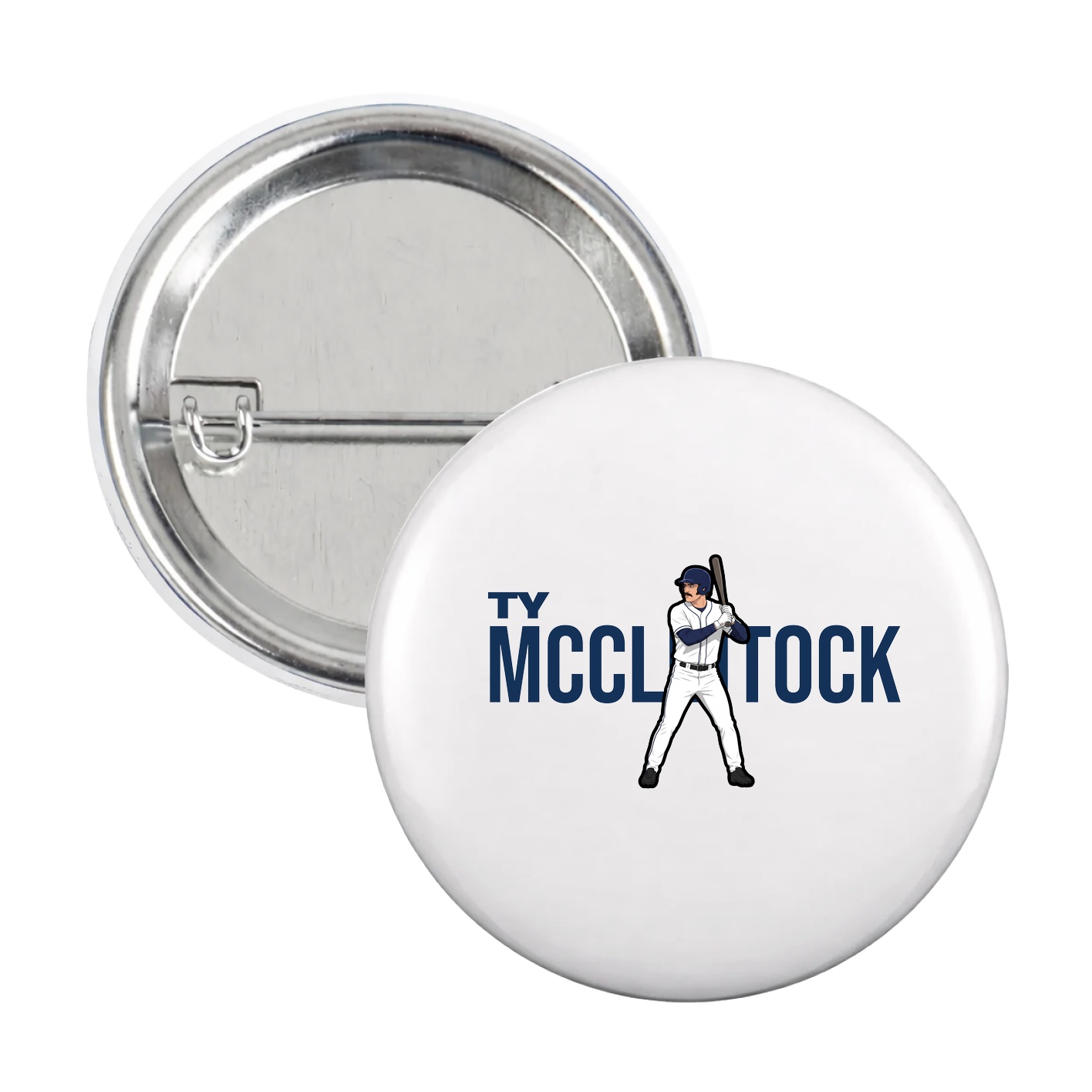 Game Day Button — Player Name in White