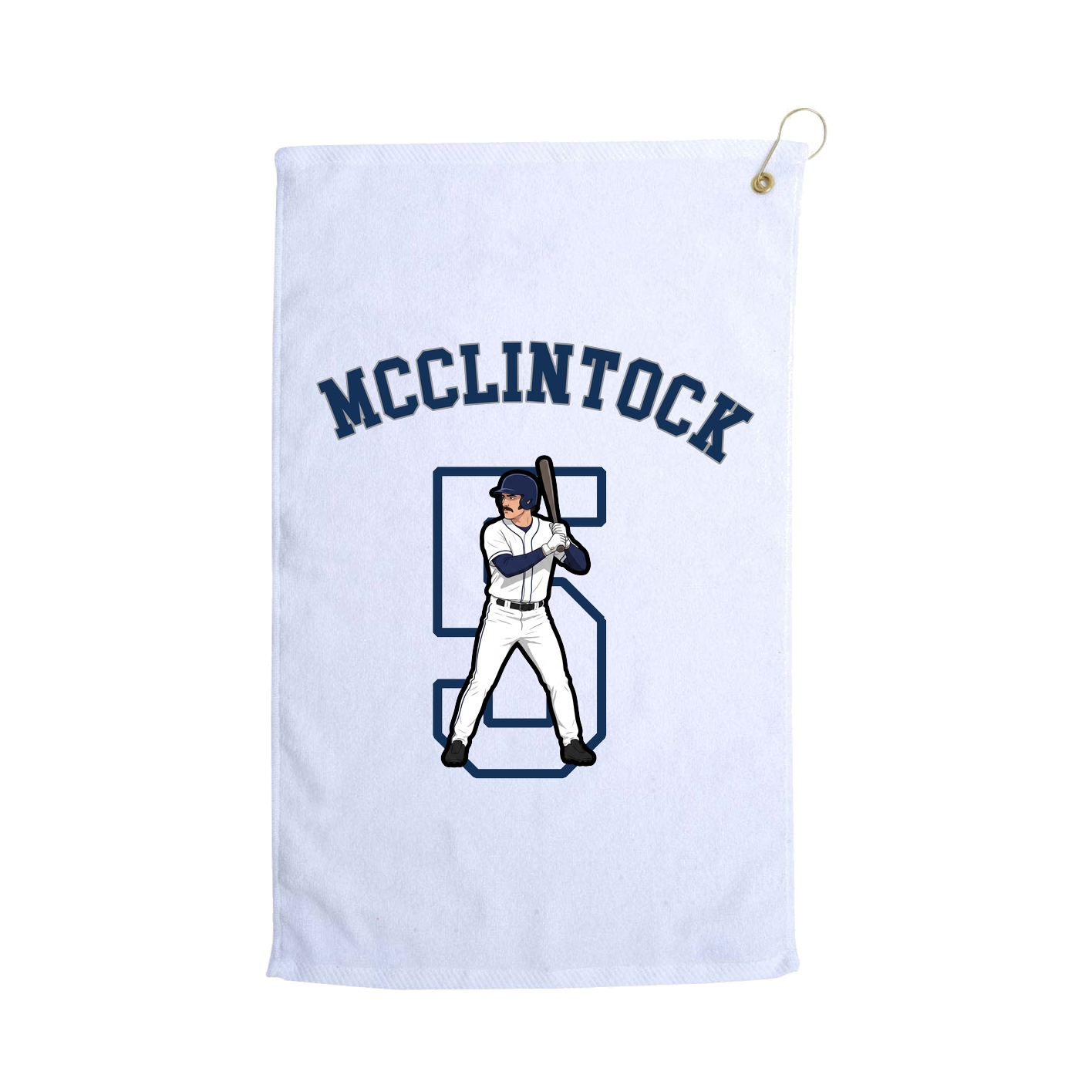 Golf Towel — Shirsey Arch in White