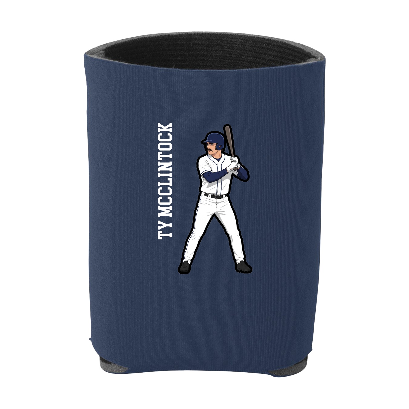 Can Holder — Name Vertical in Navy