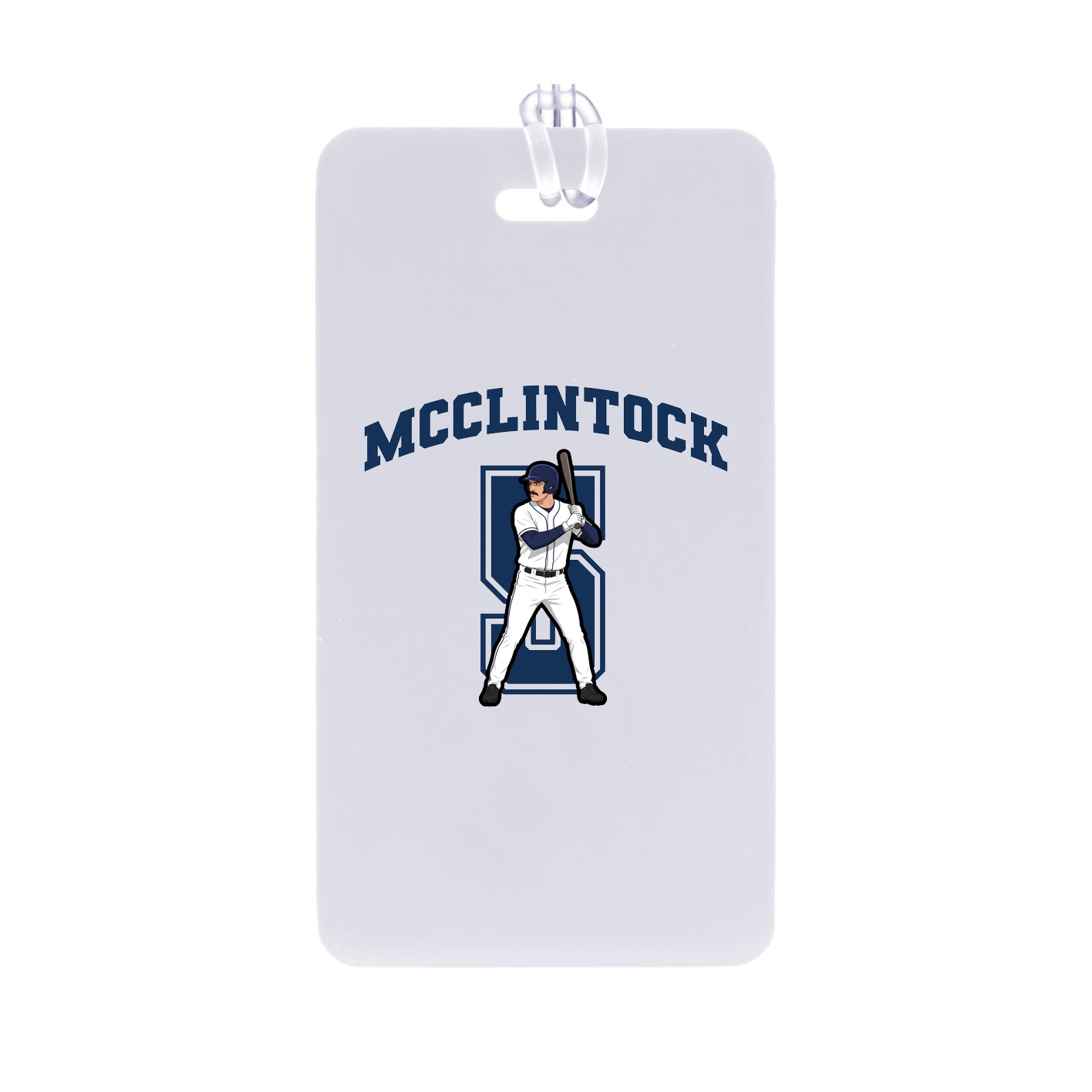 Bag Tag — Number in Classic