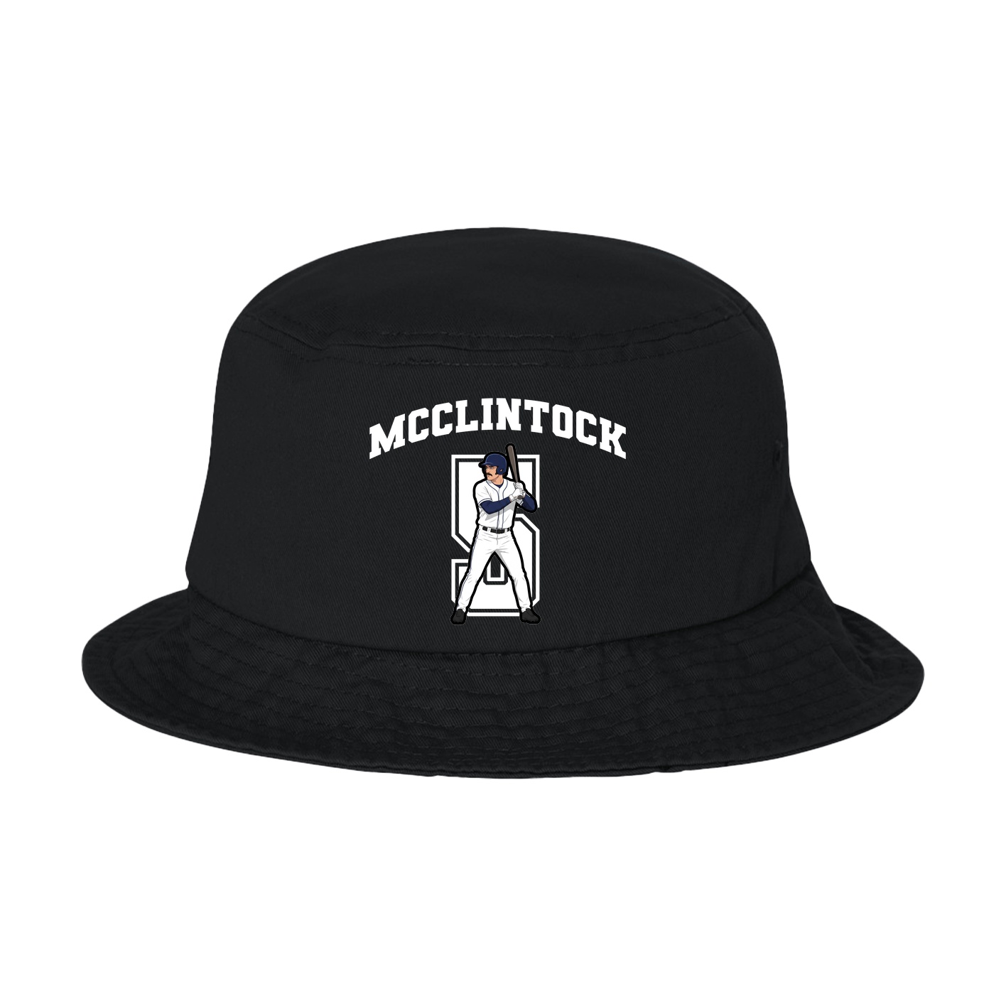 Bucket Cap — Number in Black