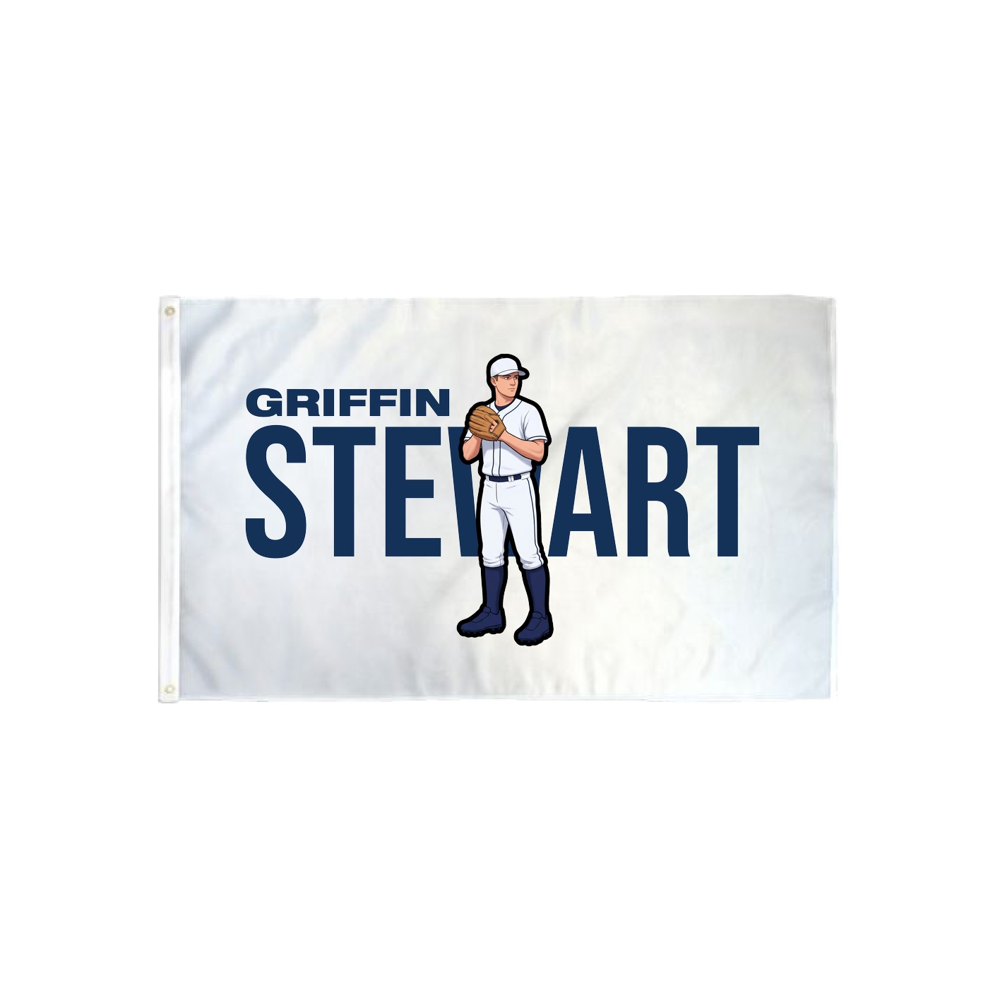 3x5 Flag — Player Name in Classic
