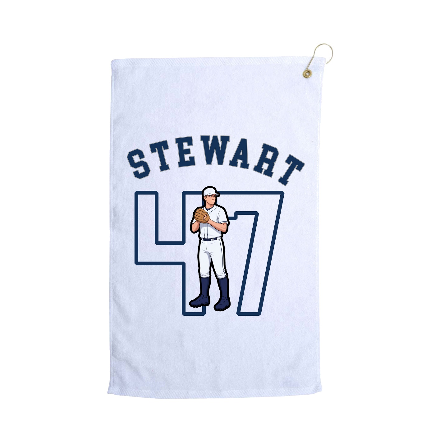 Golf Towel — Shirsey Arch in White