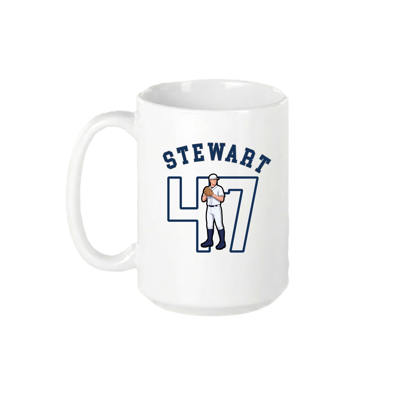 15oz Coffee Mug — Shirsey Arch in White