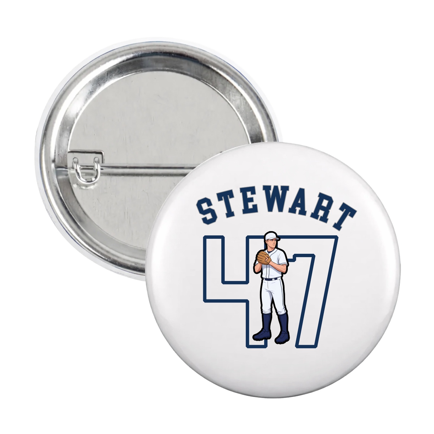 Game Day Button — Shirsey Arch in White