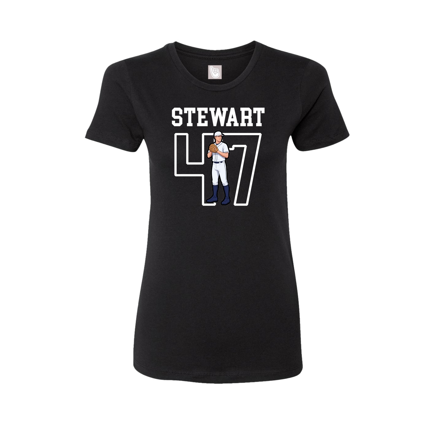 Fitted Women's Tee — Shirsey in Black