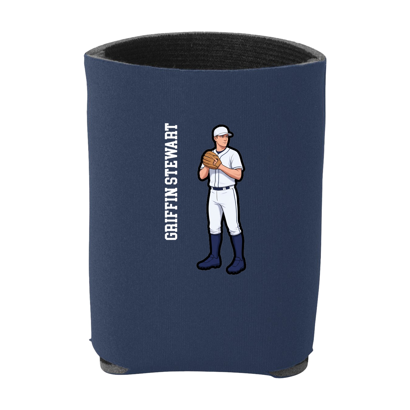 Can Holder — Name Vertical in Navy