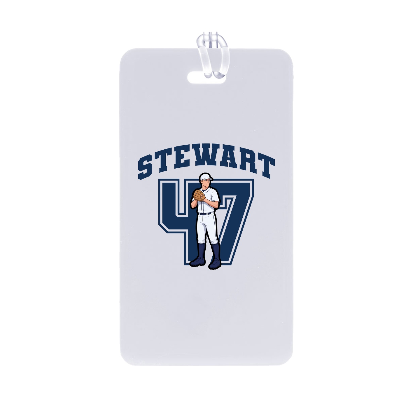 Bag Tag — Number in Classic