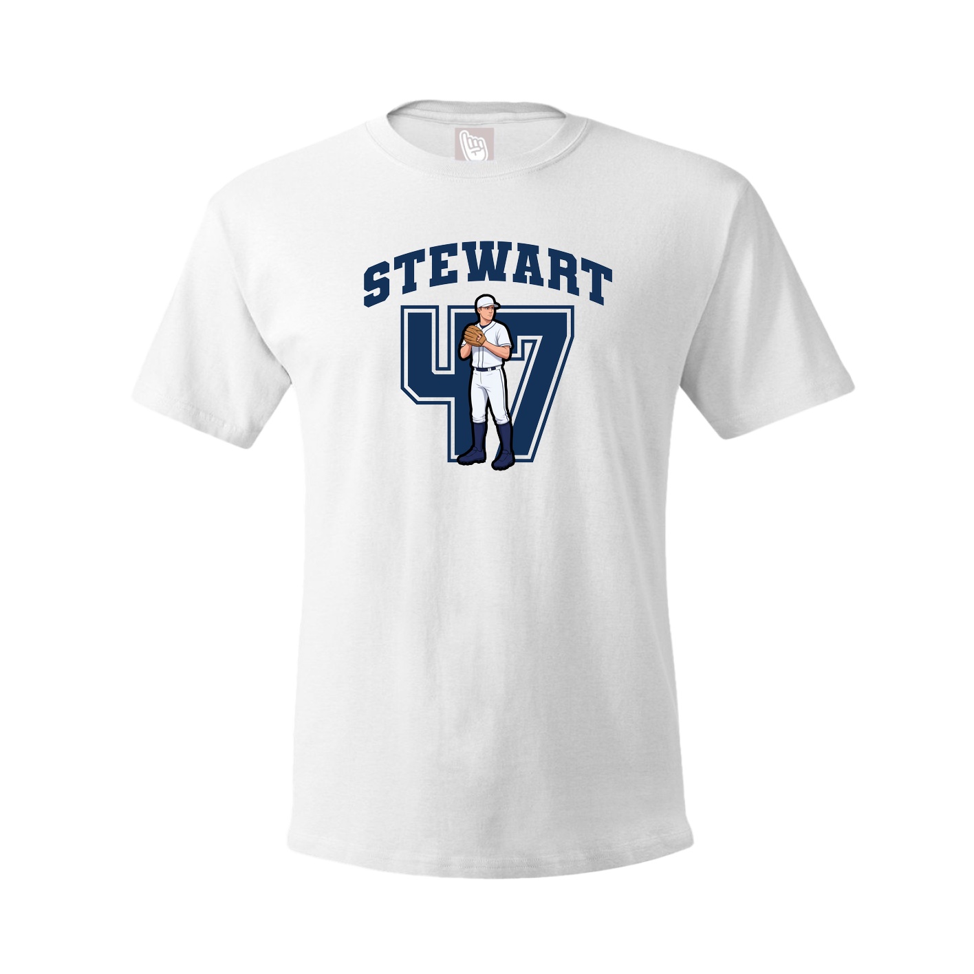 Tee — Number in White