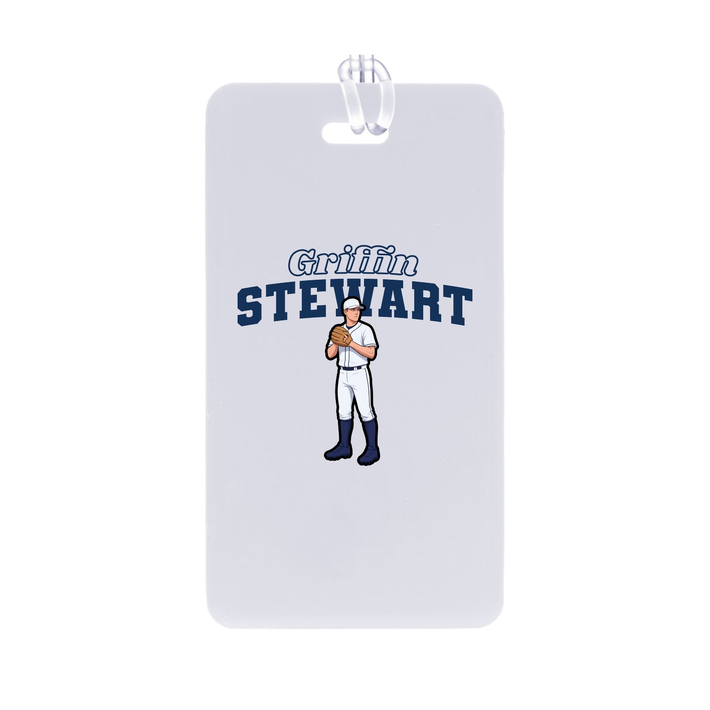 Bag Tag — Name Arch in Classic