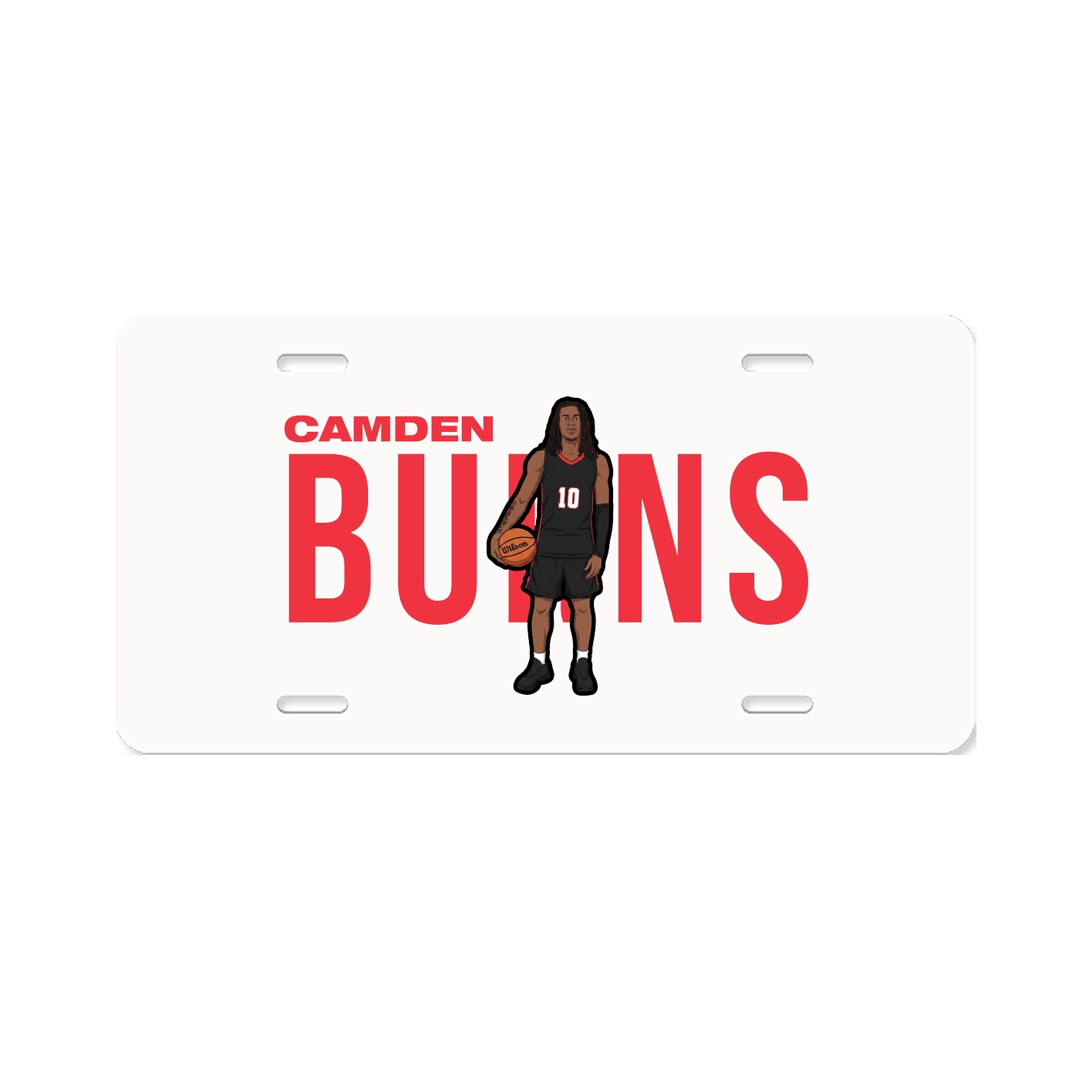 License Plate — Player Name in Classic