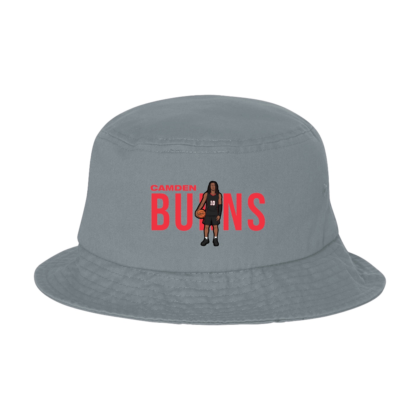 Bucket Cap — Player Name in Grey