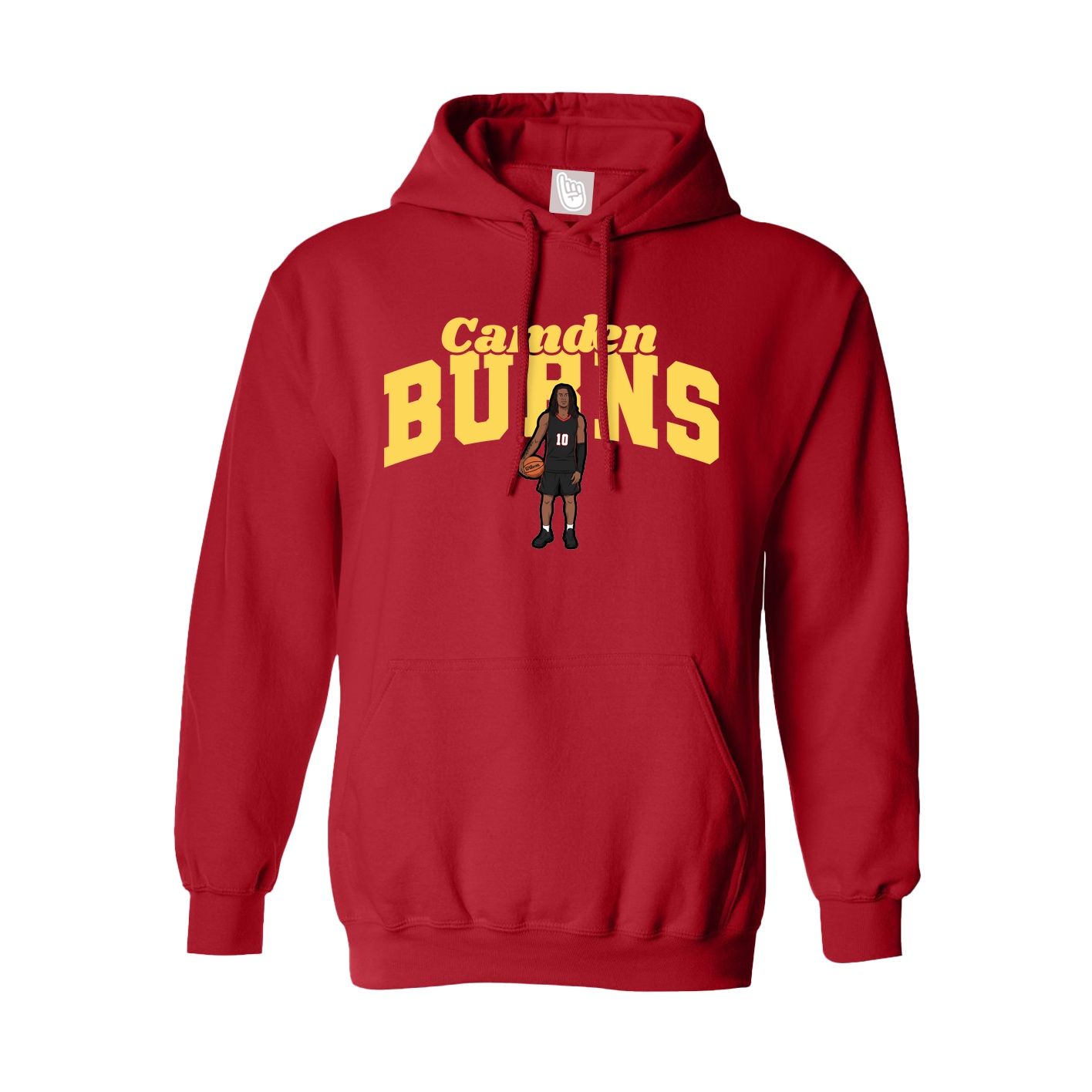 Hoodie — Signature Arch in Red