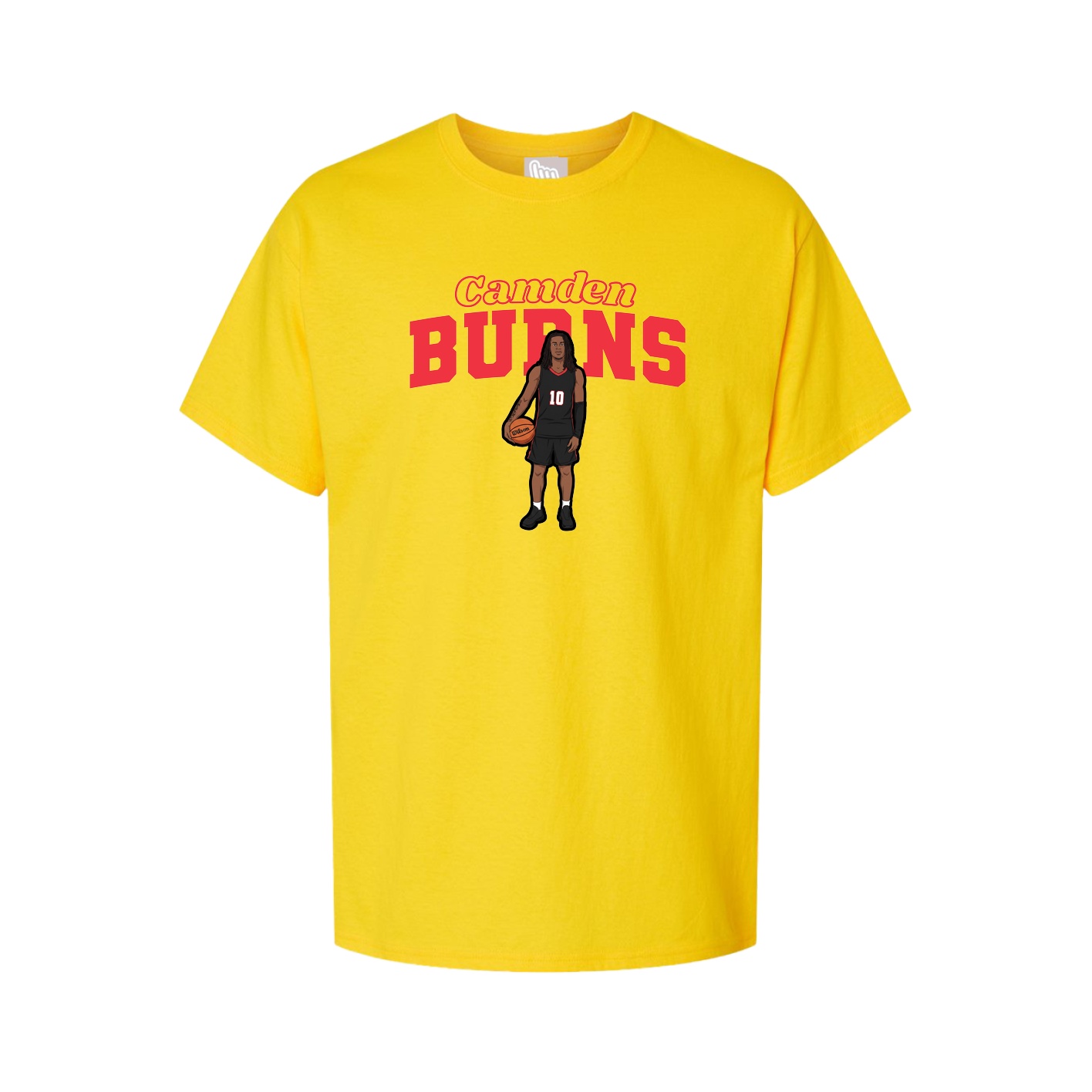 Tee — Name Arch in Gold