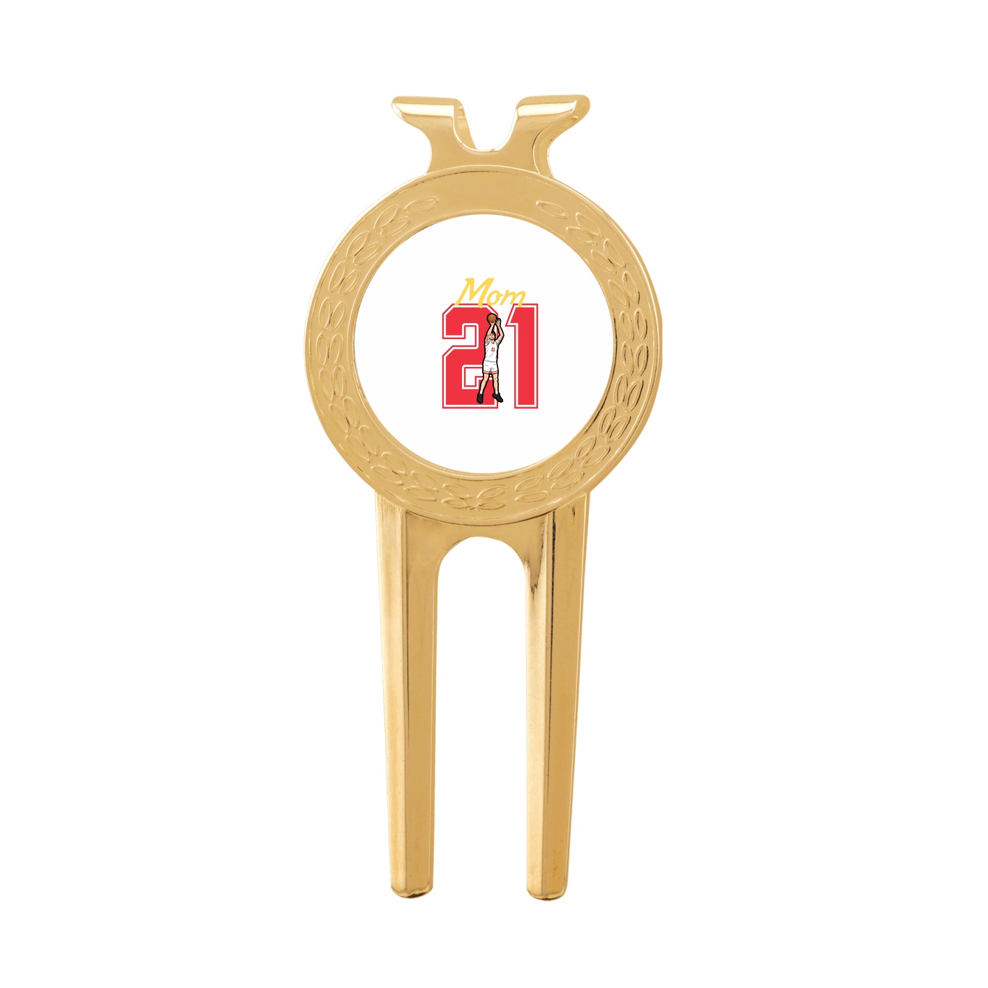 Divot Tool with Ball Marker — Mothers Day Shirsey in Classic