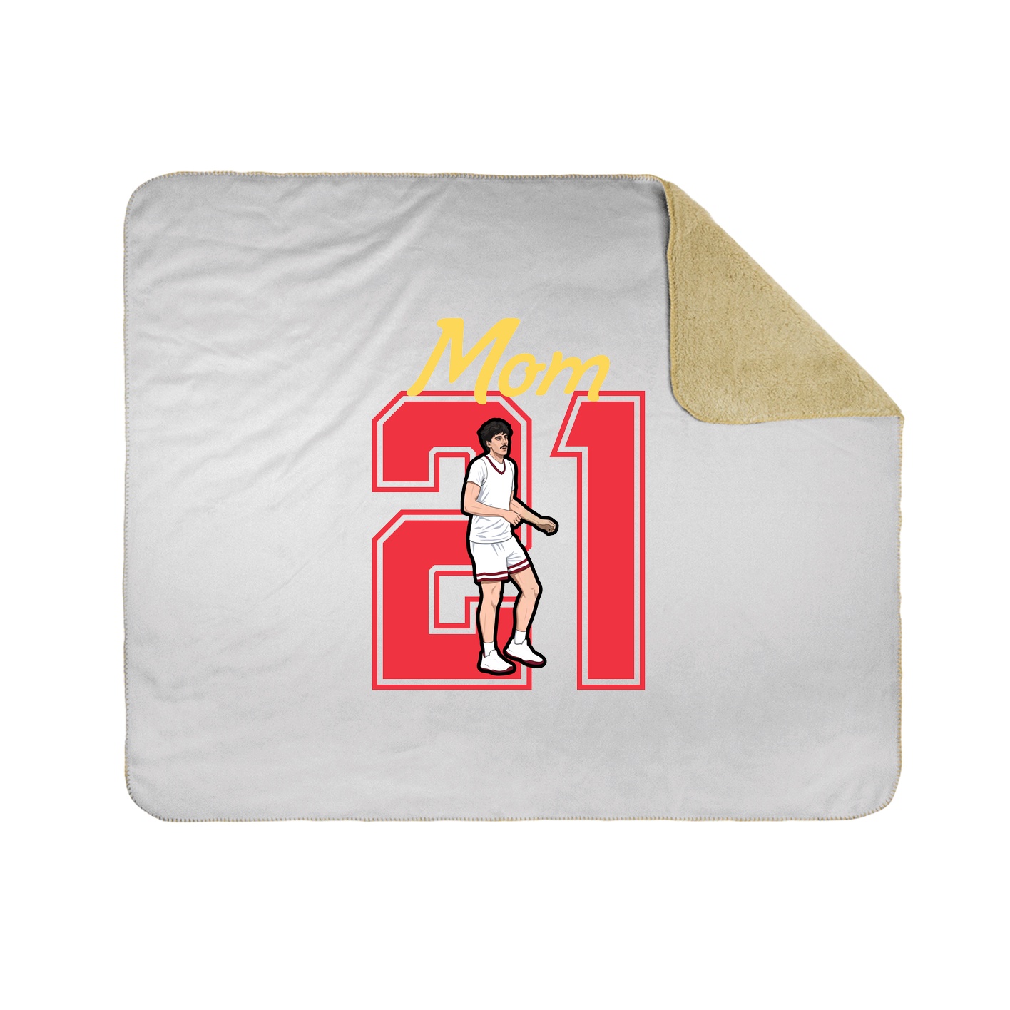 Throw Blanket — Mothers Day Shirsey in White