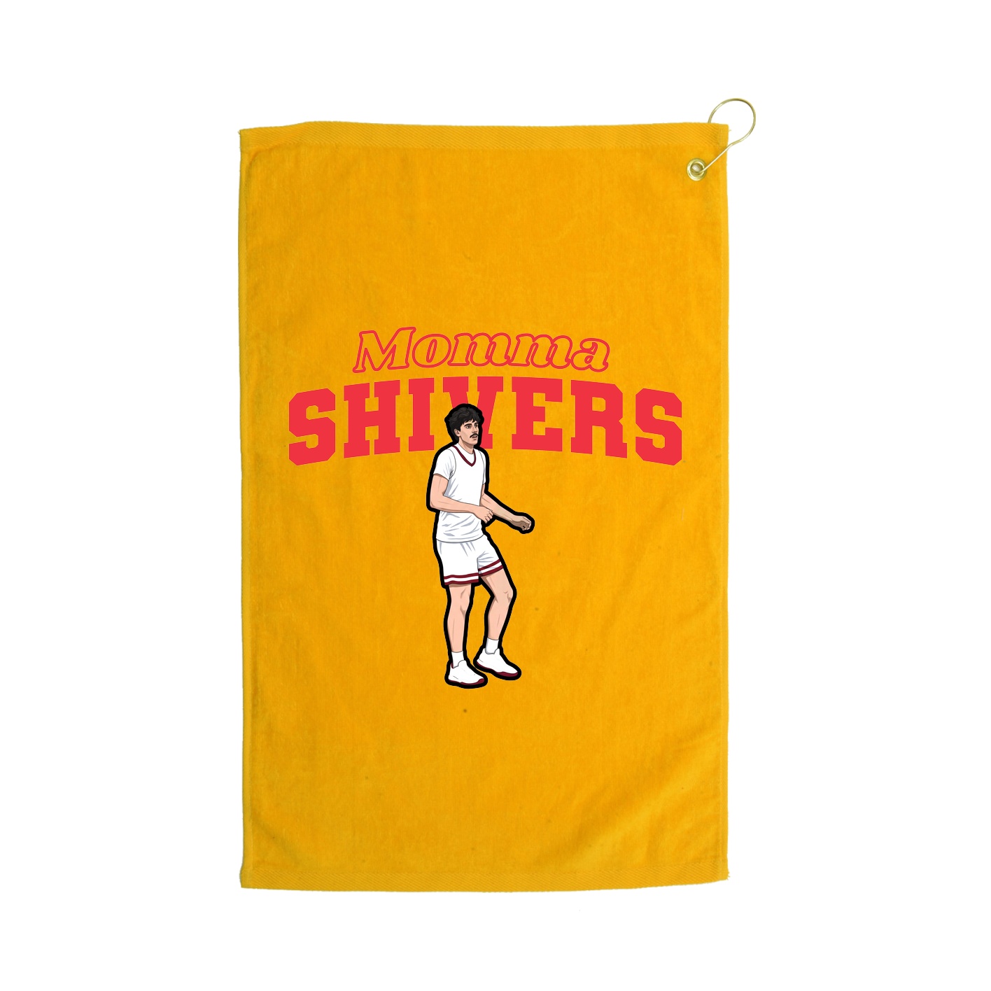 Golf Towel — Mothers Day Block in Gold