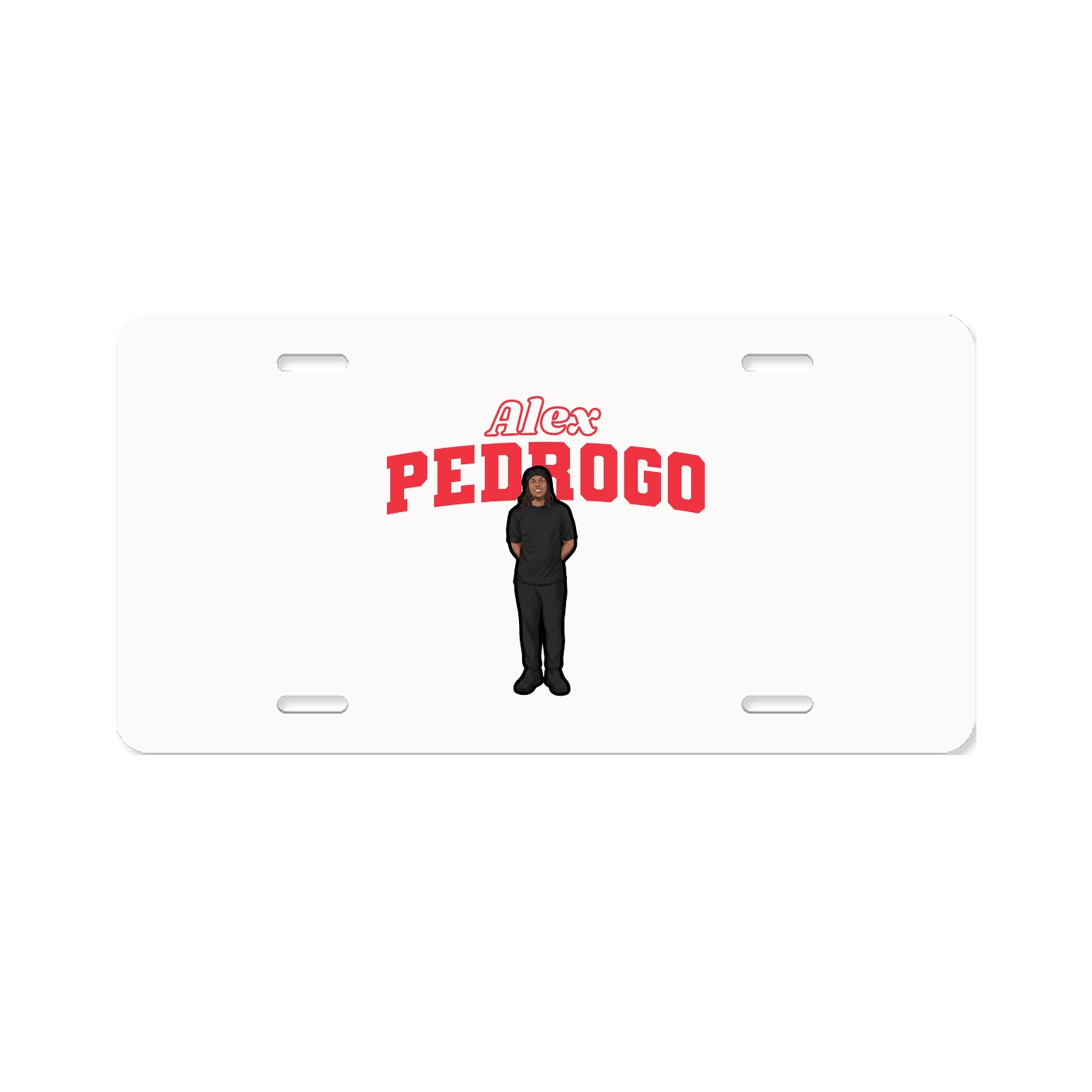 License Plate — Name Arch in Classic