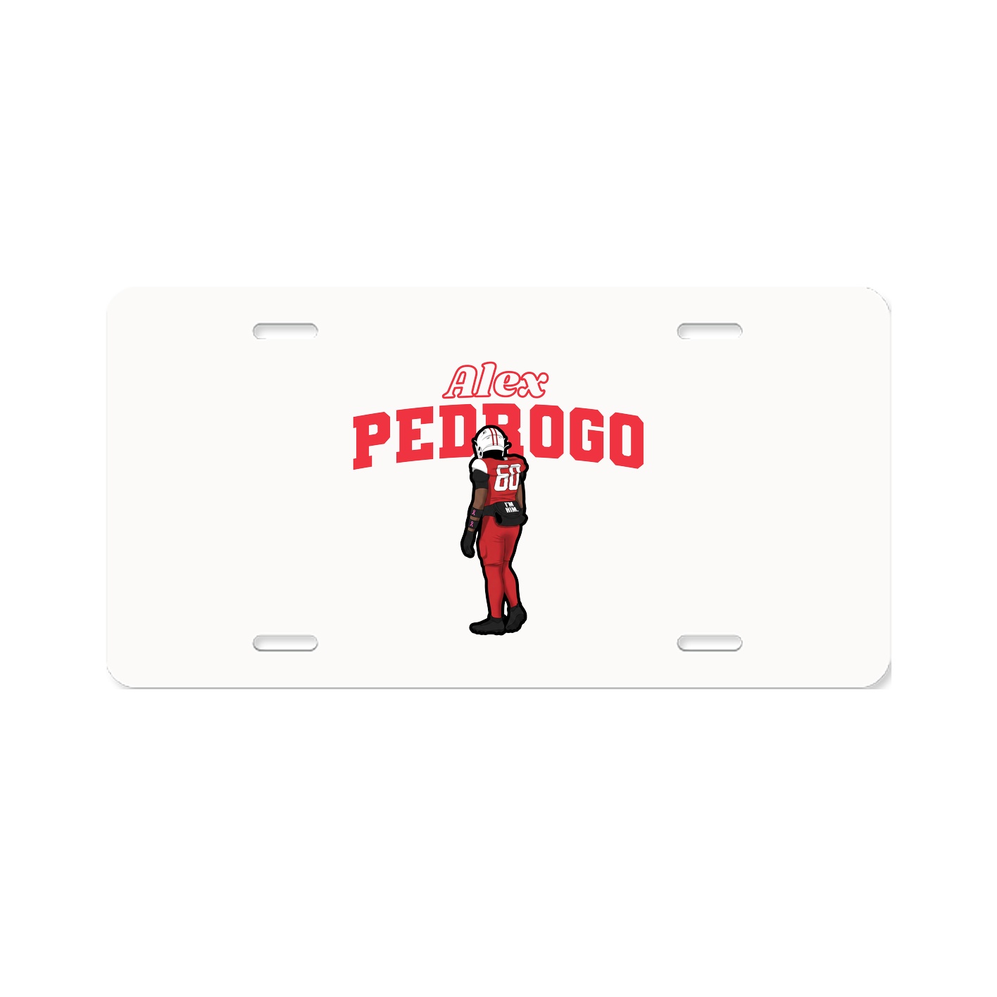 License Plate — Name Arch in Classic
