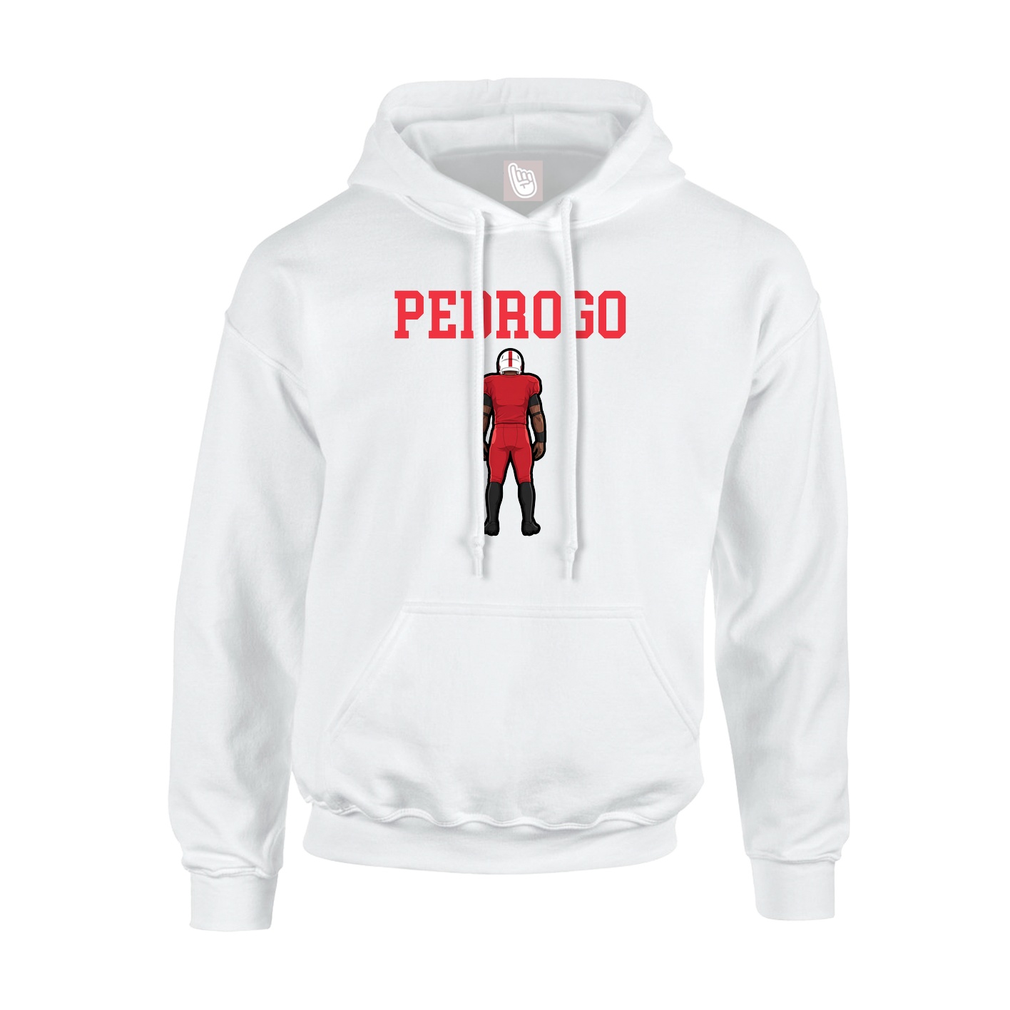 Hoodie — Shirsey in White