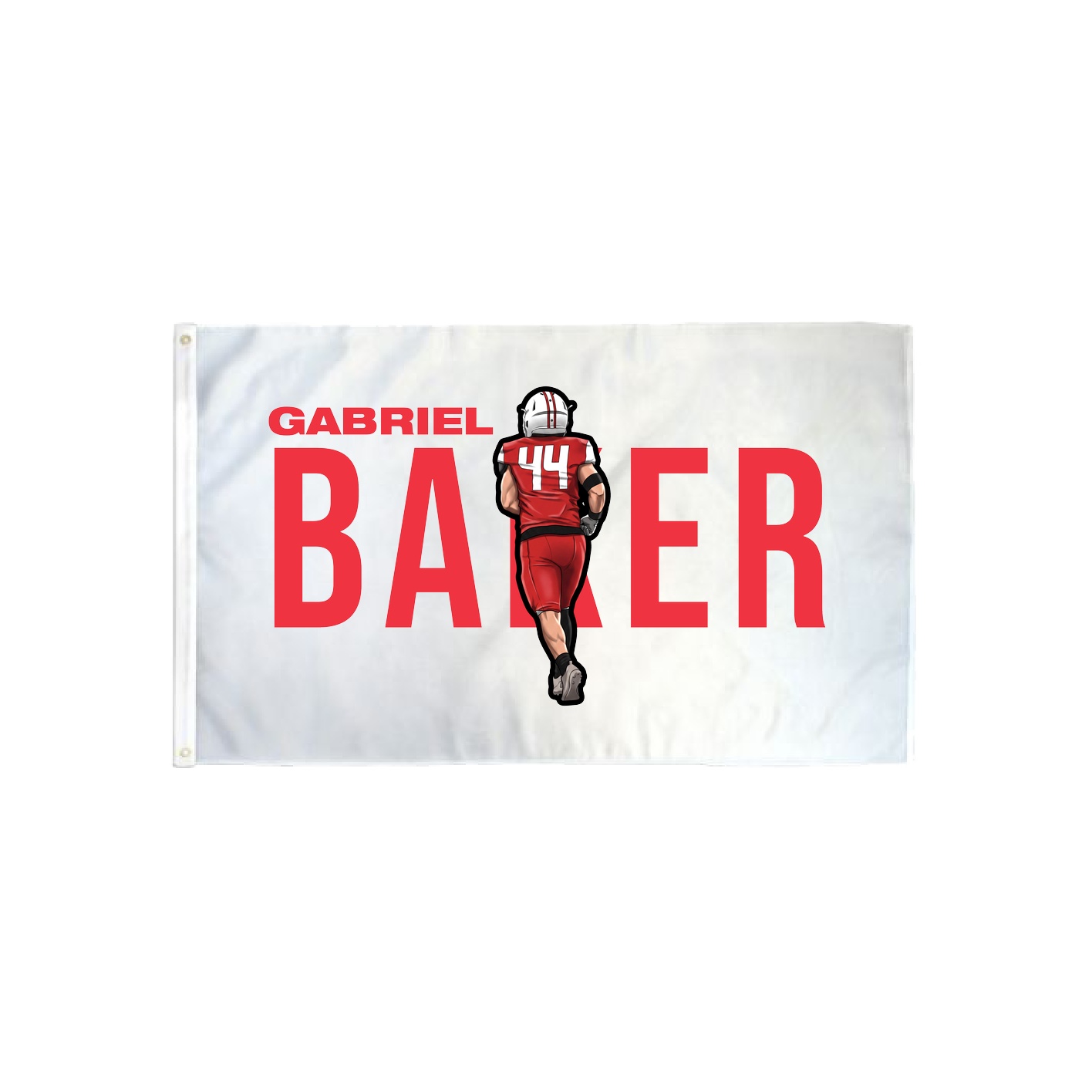3x5 Flag — Player Name in Classic