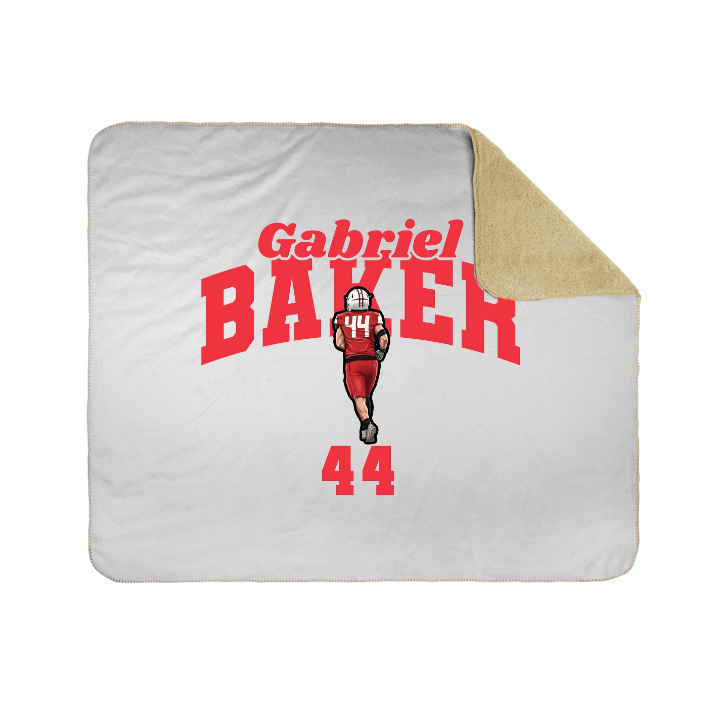 Throw Blanket — Signature Arch in White
