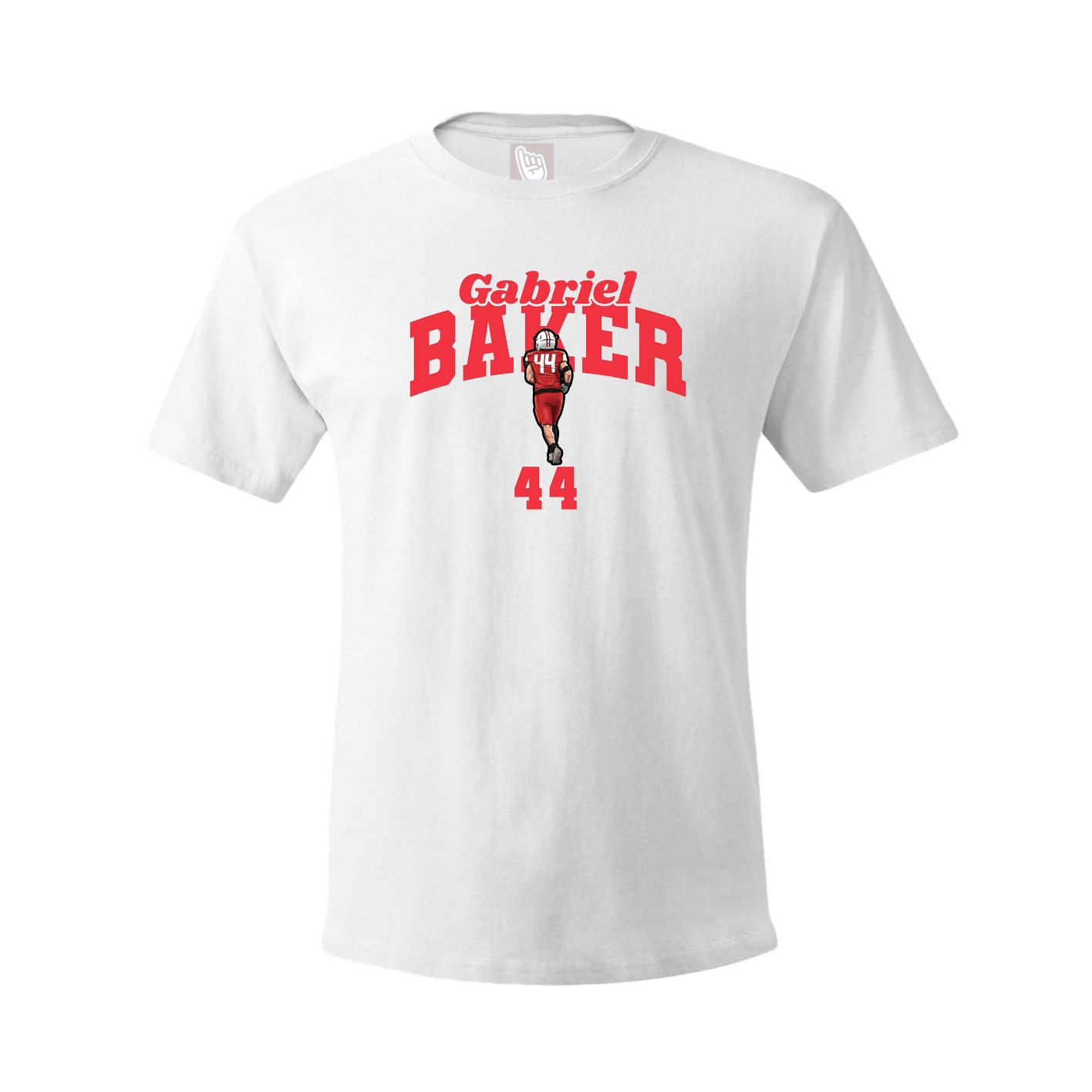 Youth Tee — Signature Arch in White