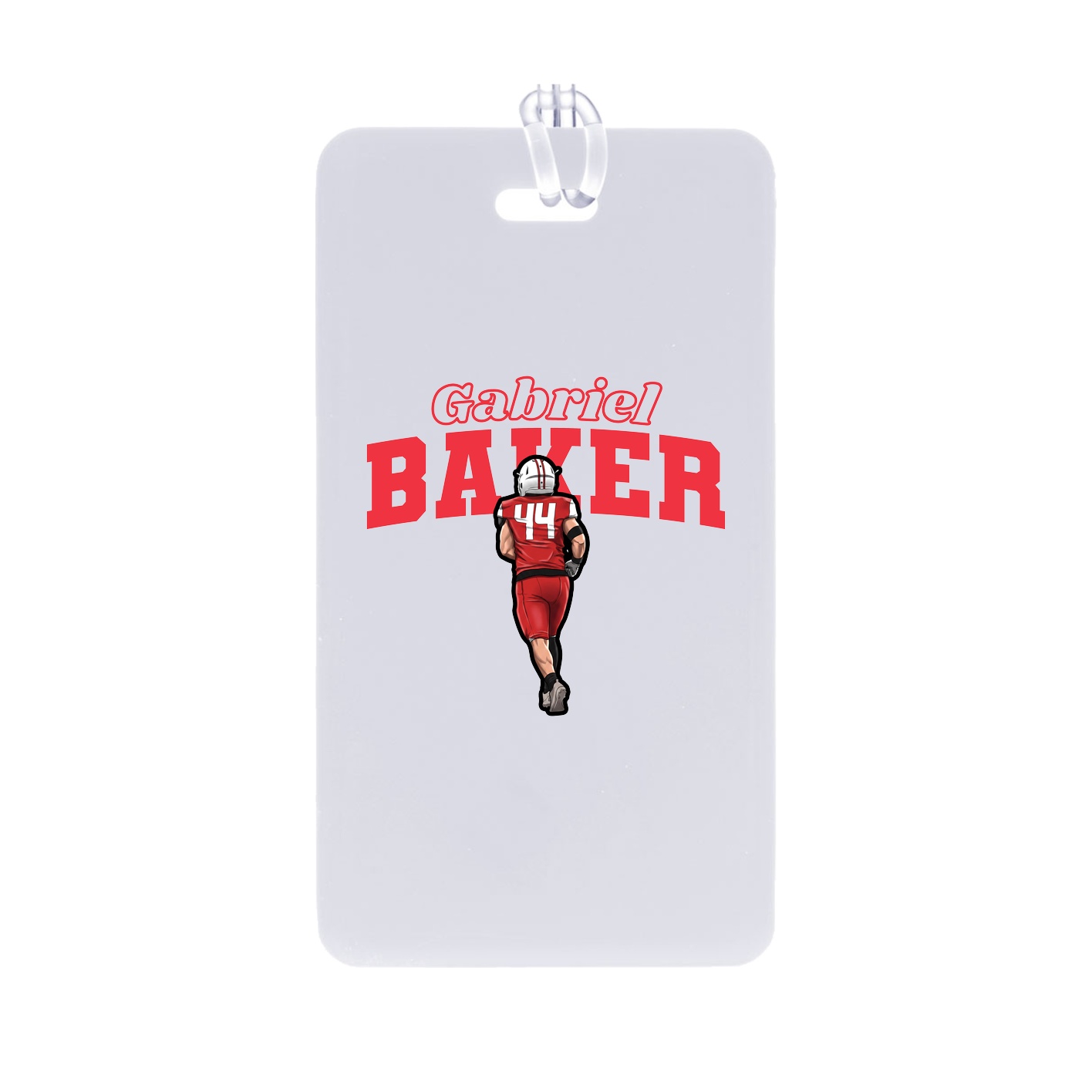 Bag Tag — Name Arch in Classic