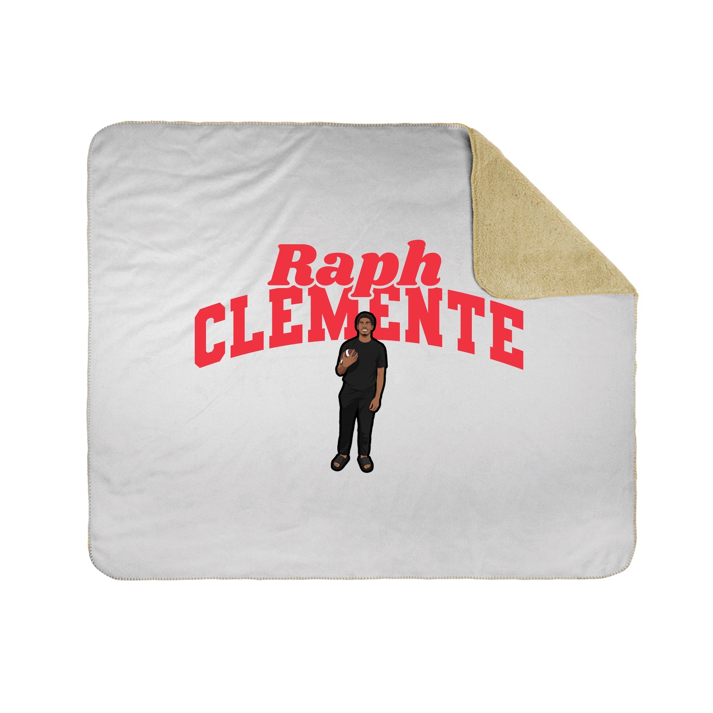 Throw Blanket — Signature Arch in White