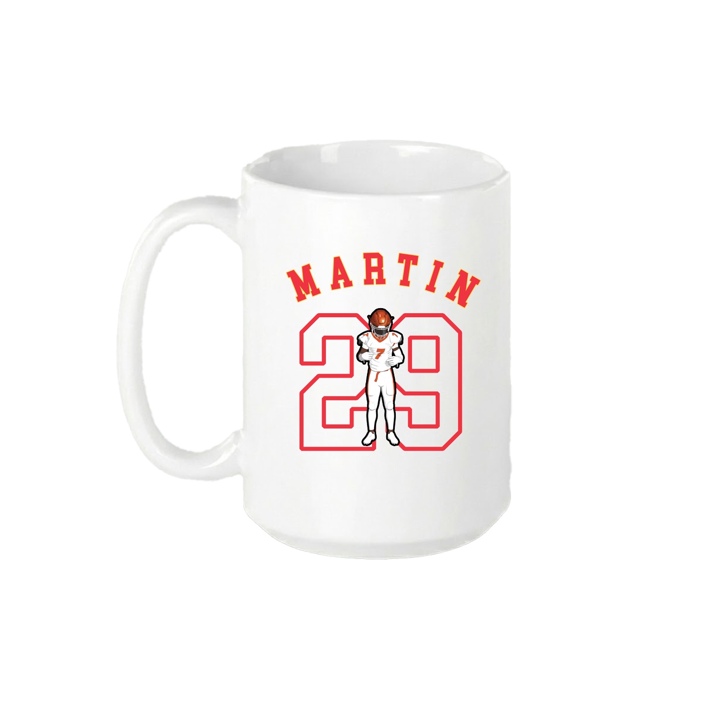 15oz Coffee Mug — Shirsey Arch in White