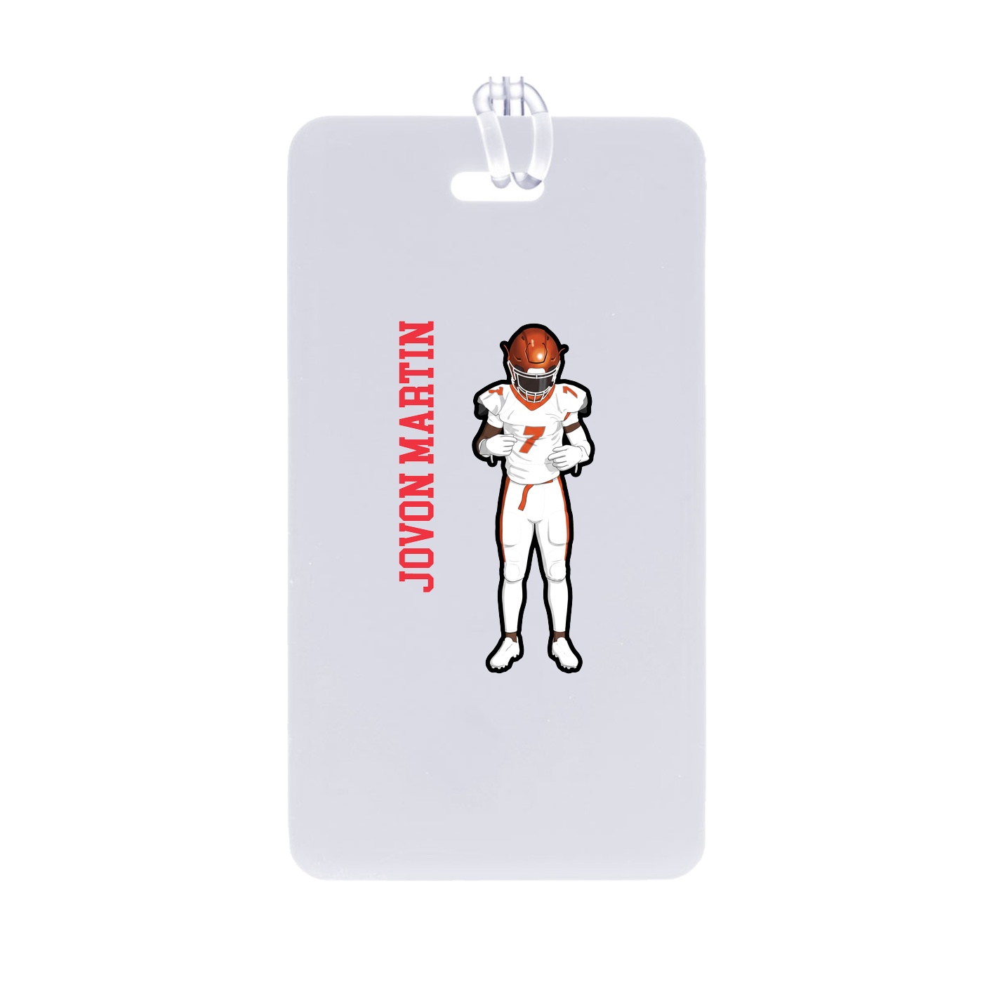 Bag Tag — Name Vertical in Classic