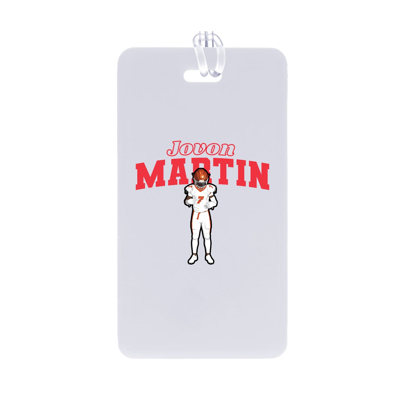 Bag Tag — Name Arch in Classic