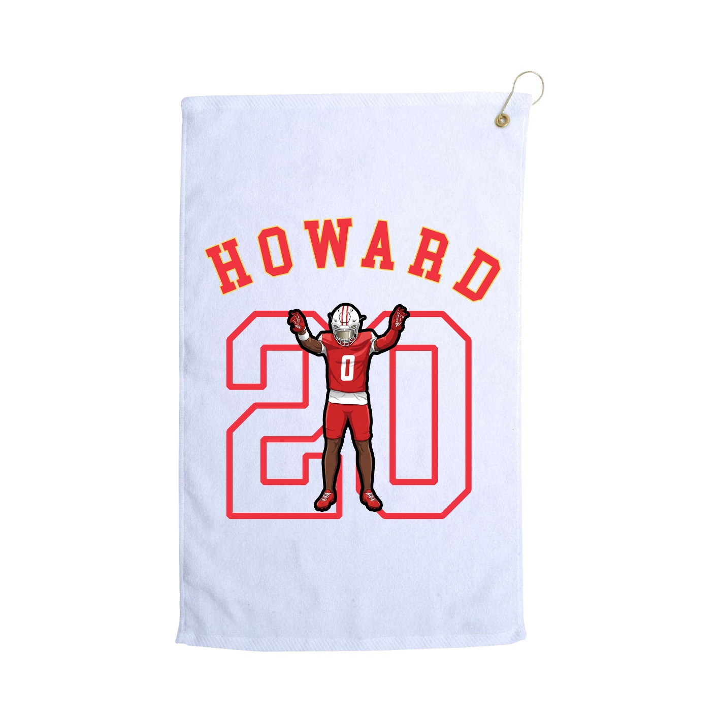 Golf Towel — Shirsey Arch in White