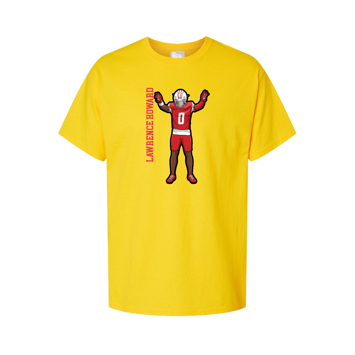 Tee — Name Vertical in Gold