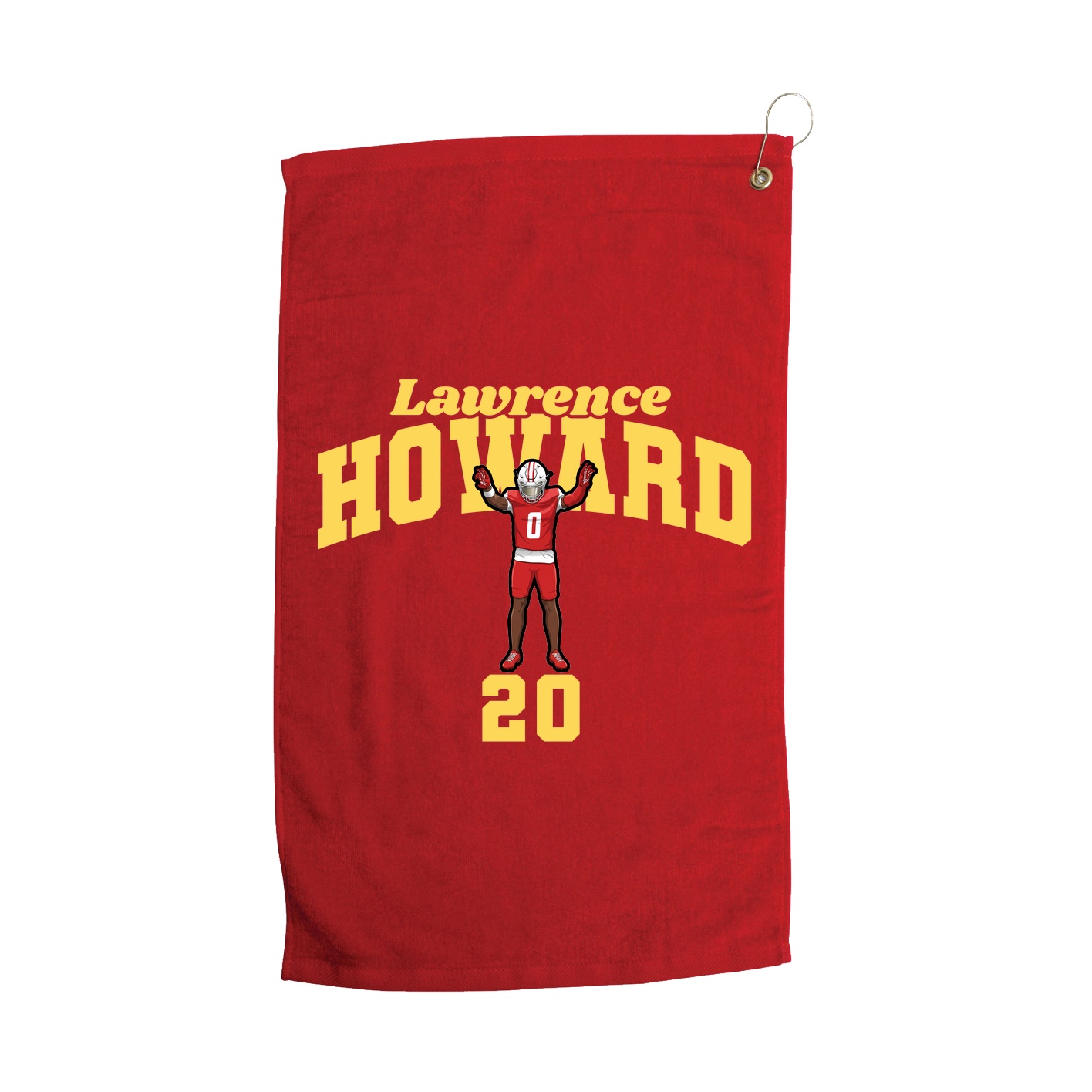 Golf Towel — Signature Arch in Red