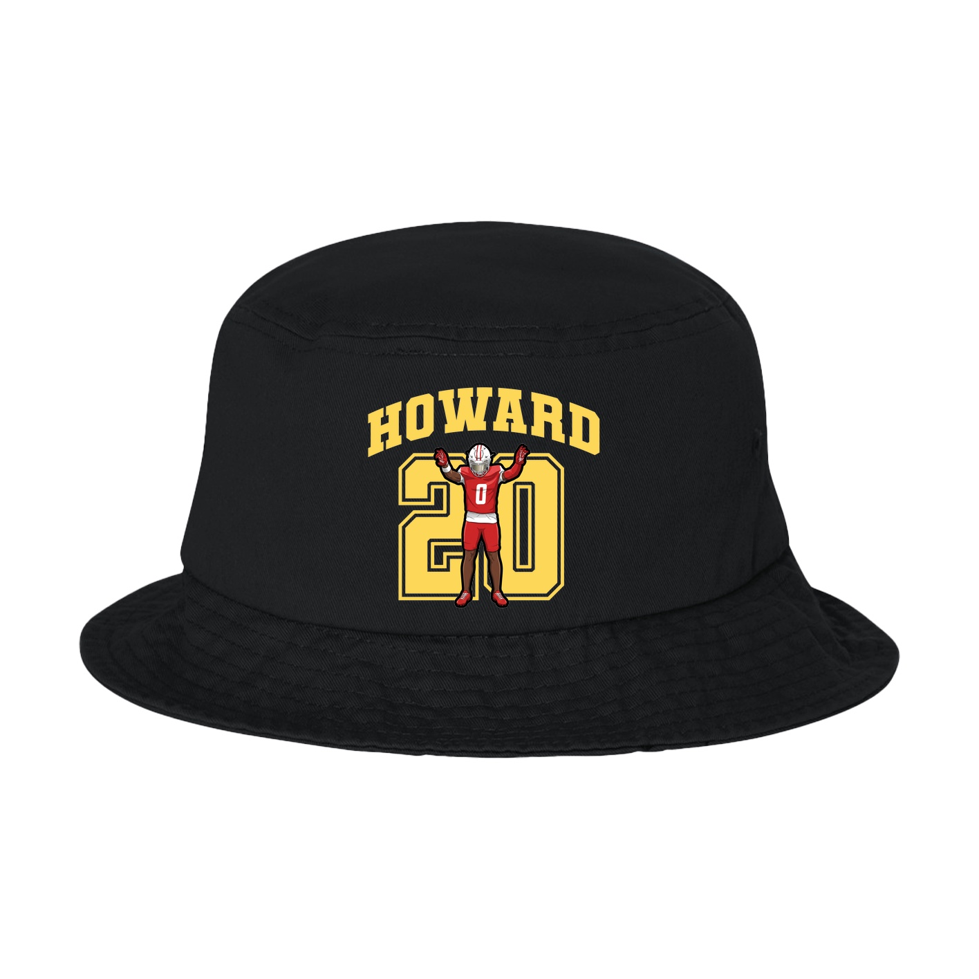 Bucket Cap — Number in Black