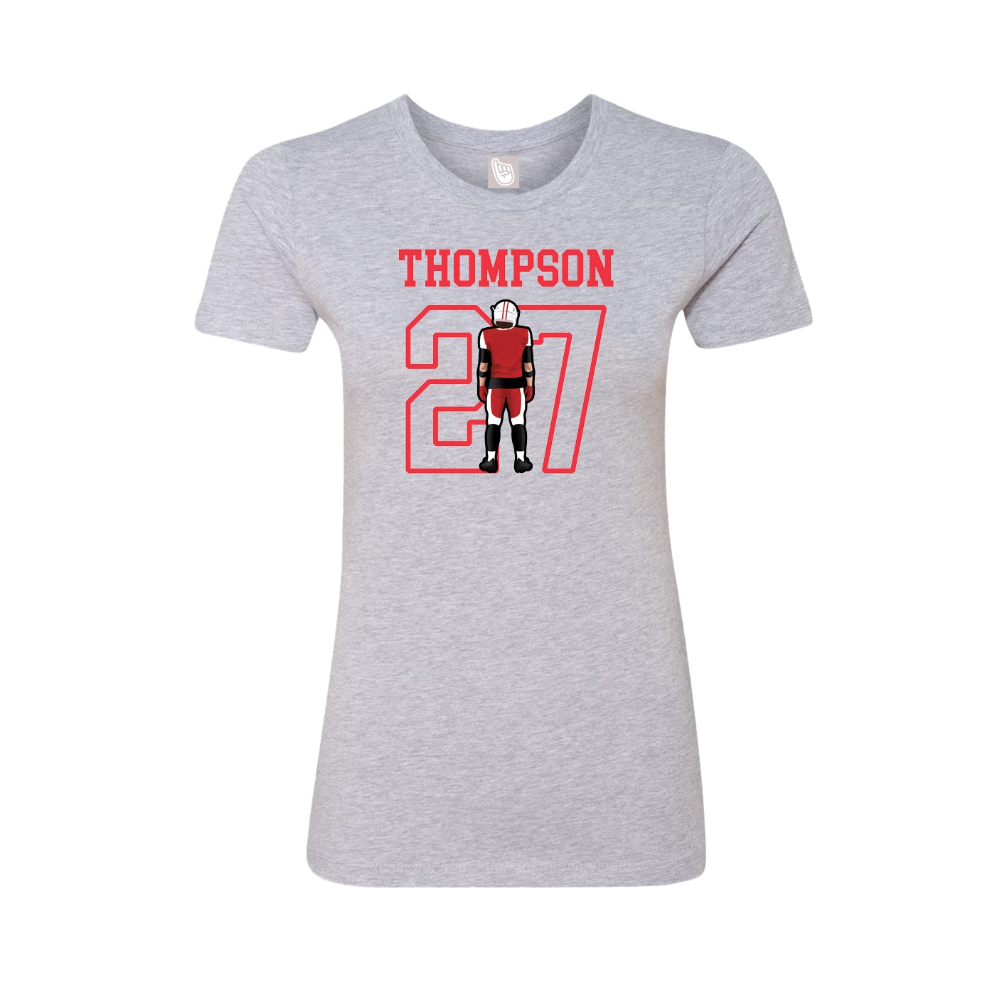 Fitted Women's Tee — Shirsey in Grey