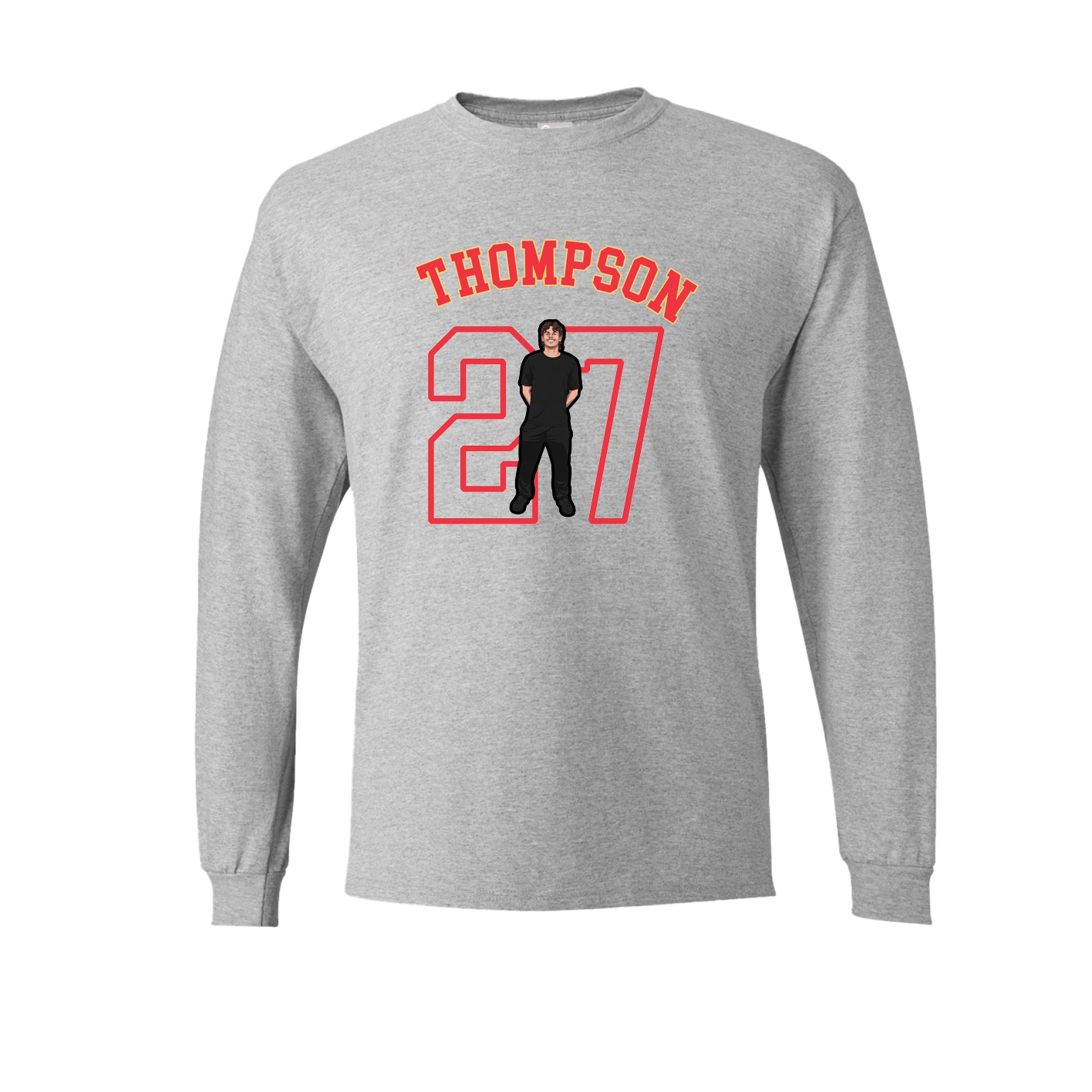 Long Sleeve Tee — Shirsey Arch in Grey