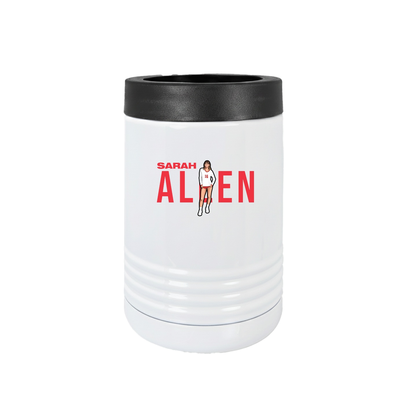 Beverage Holder — Player Name in White