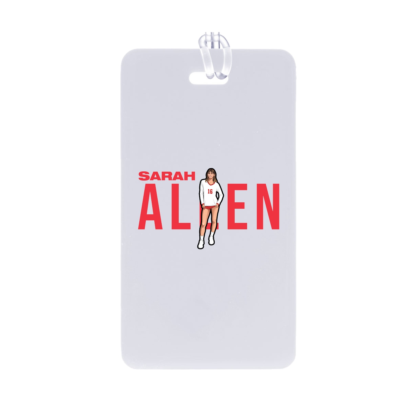 Bag Tag — Player Name in Classic