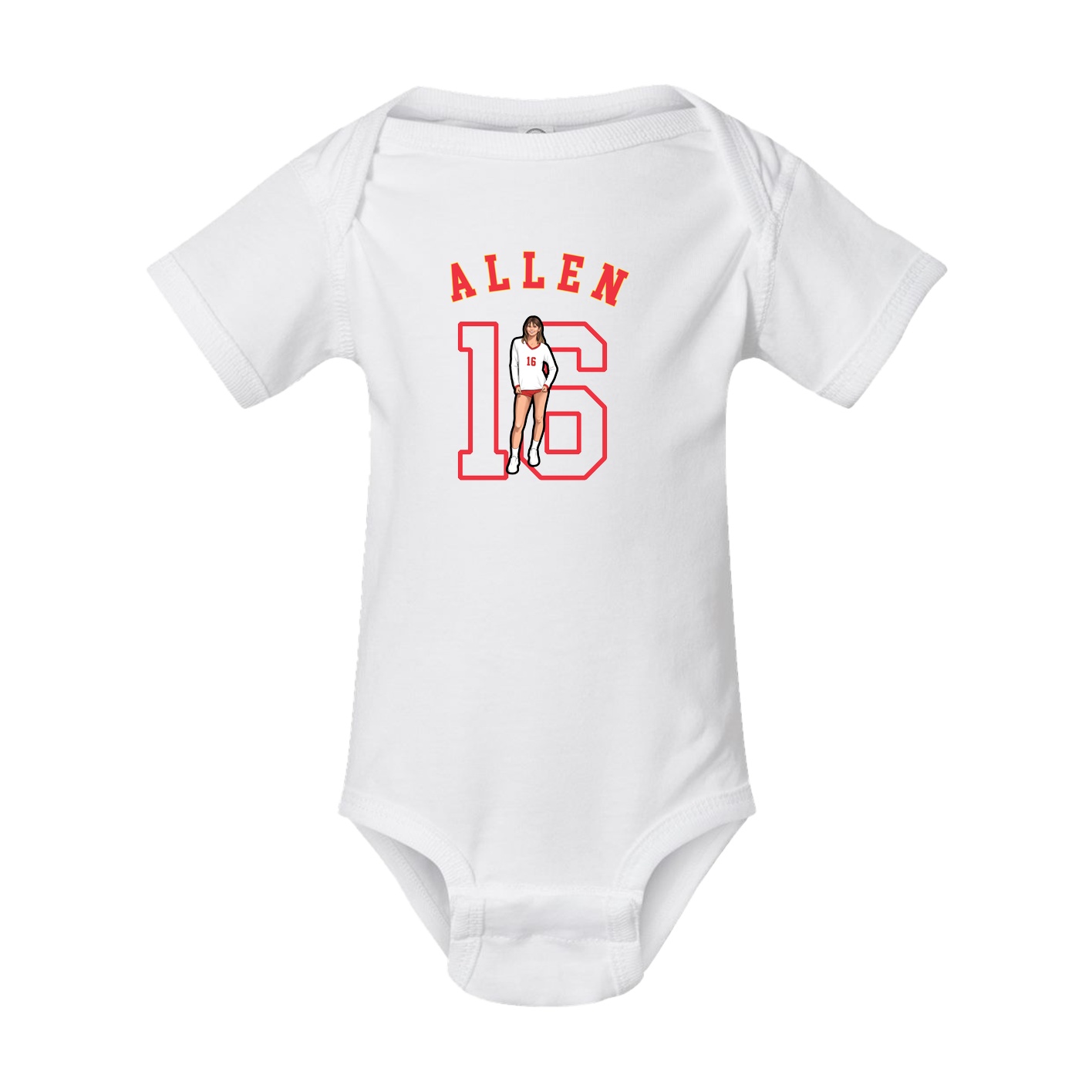 Baby Onesie — Shirsey Arch in White